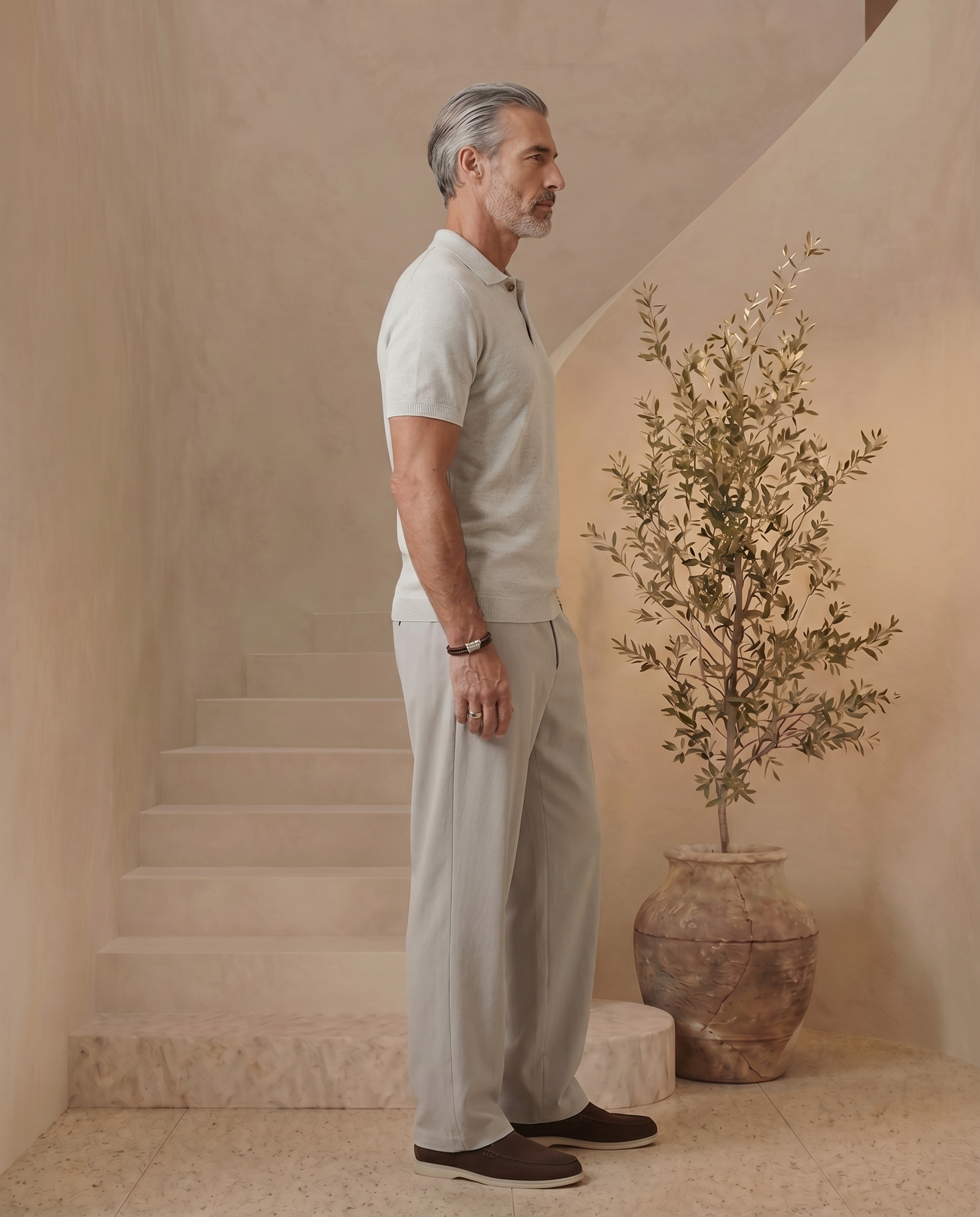 Ecru Mill Broad Placket B-Polo