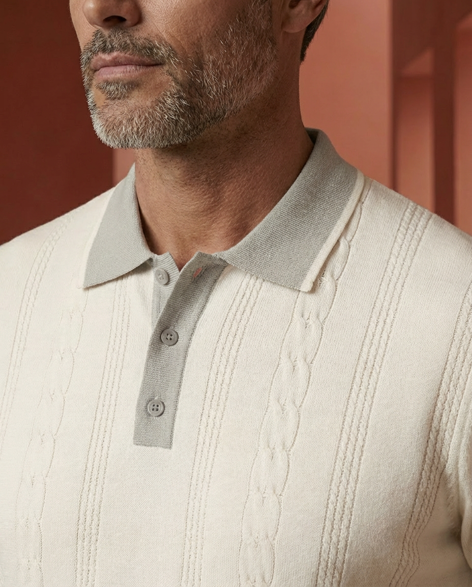Soft White Tri-Colour Cable V-Polo