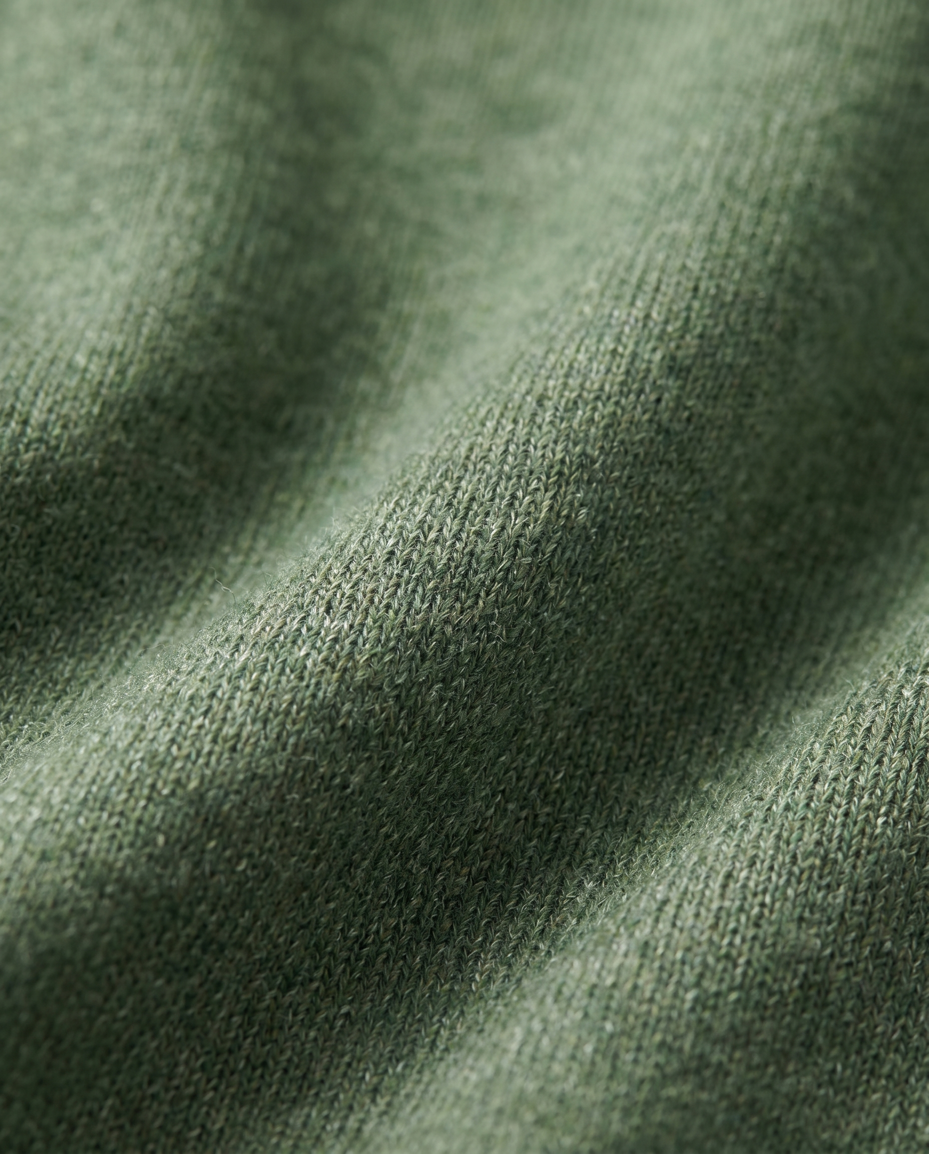 Khaki Green Mill Contrast T-Shirt