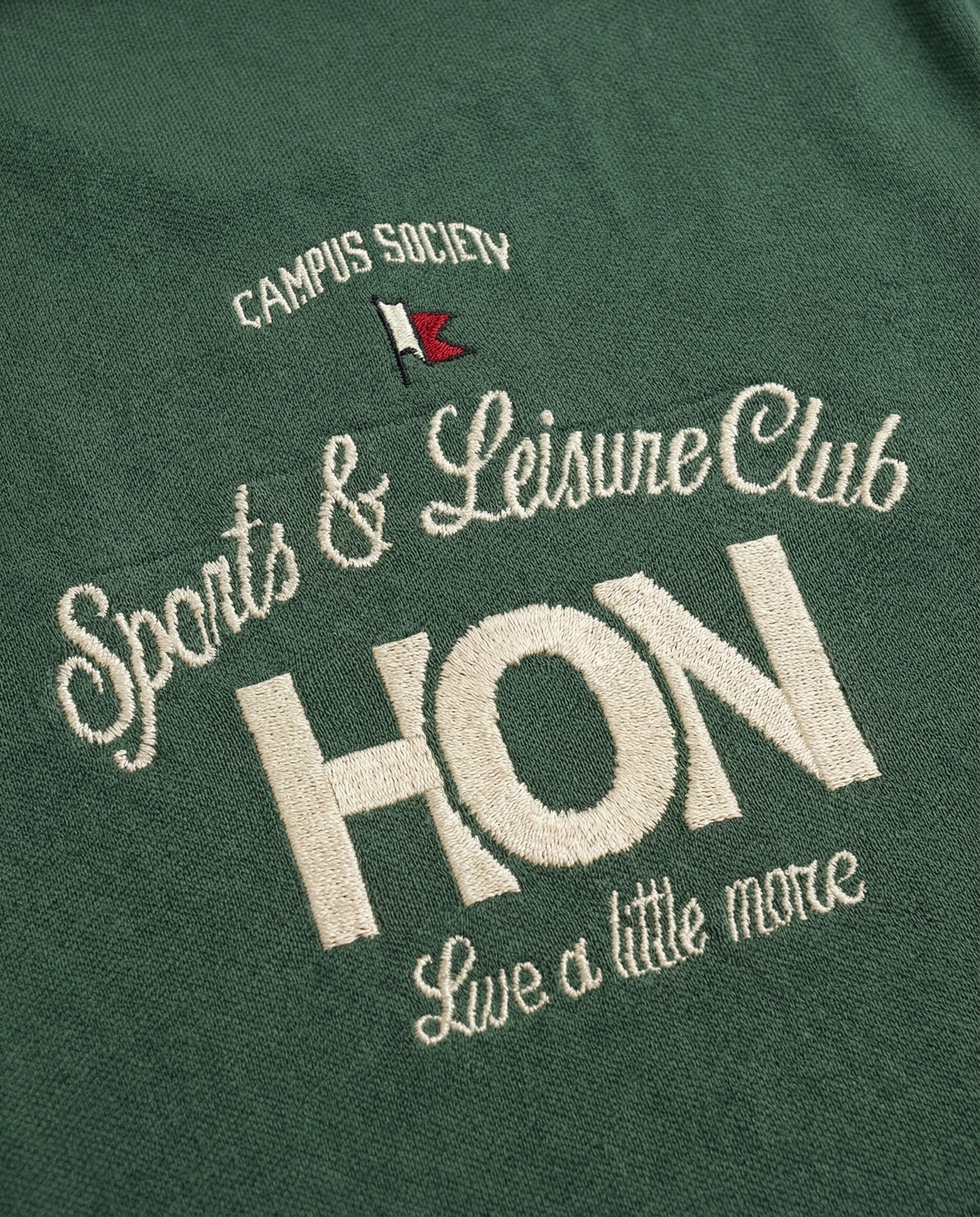 Khaki Green HON "Campus Society" B-Polo