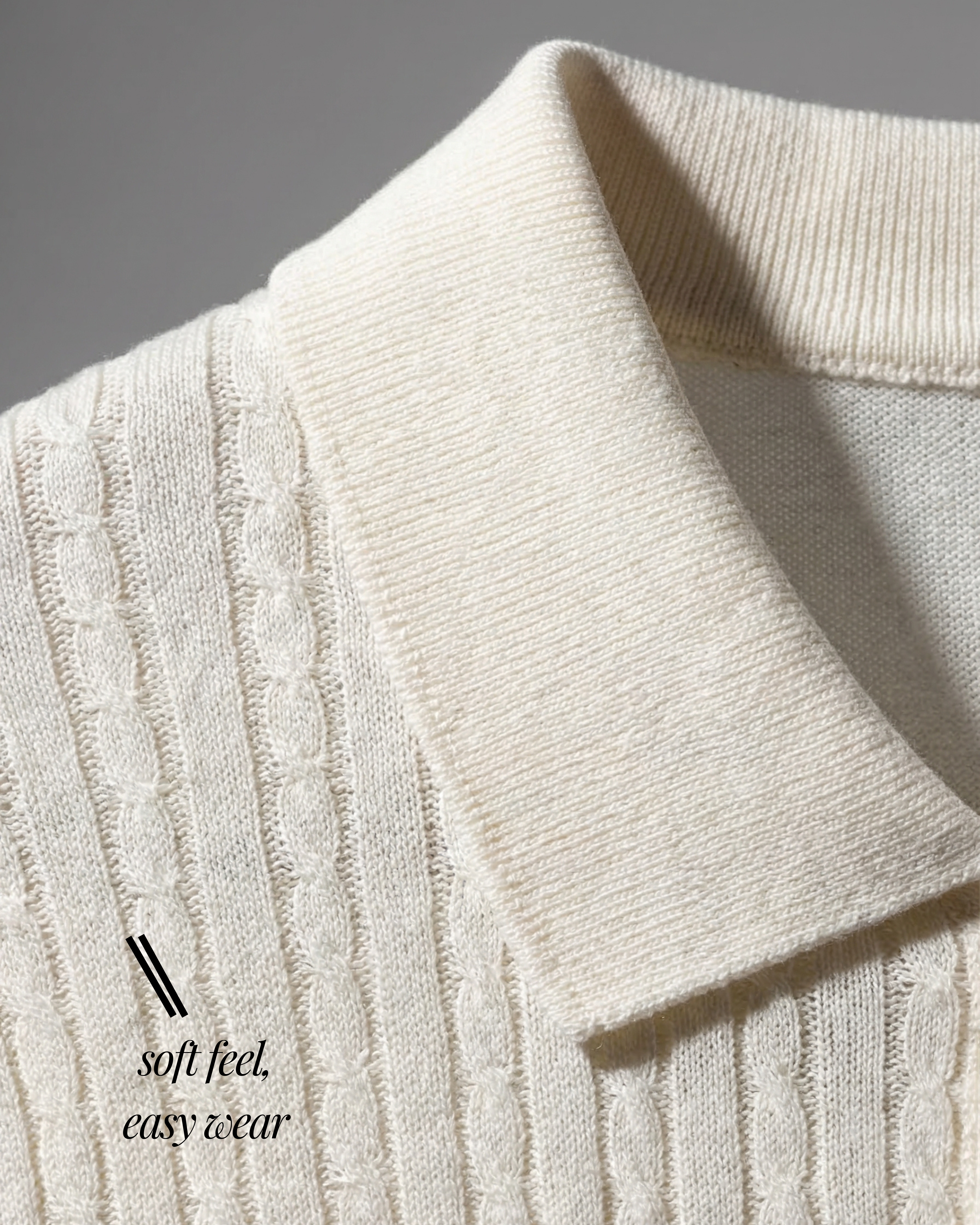Soft White Cable B-Polo