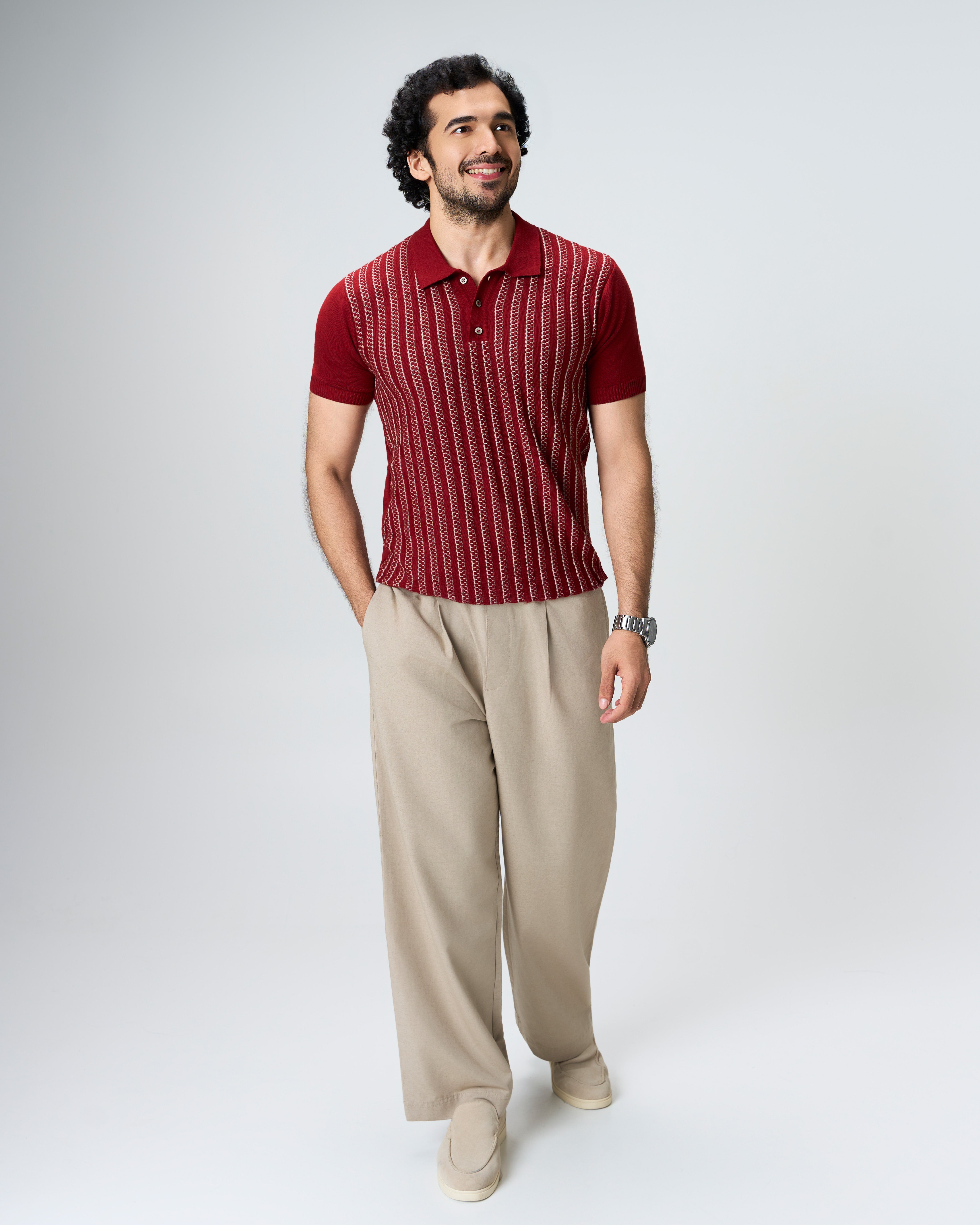 Burnt Brick Luxe DNA B-Polo - 100% Cotton - II