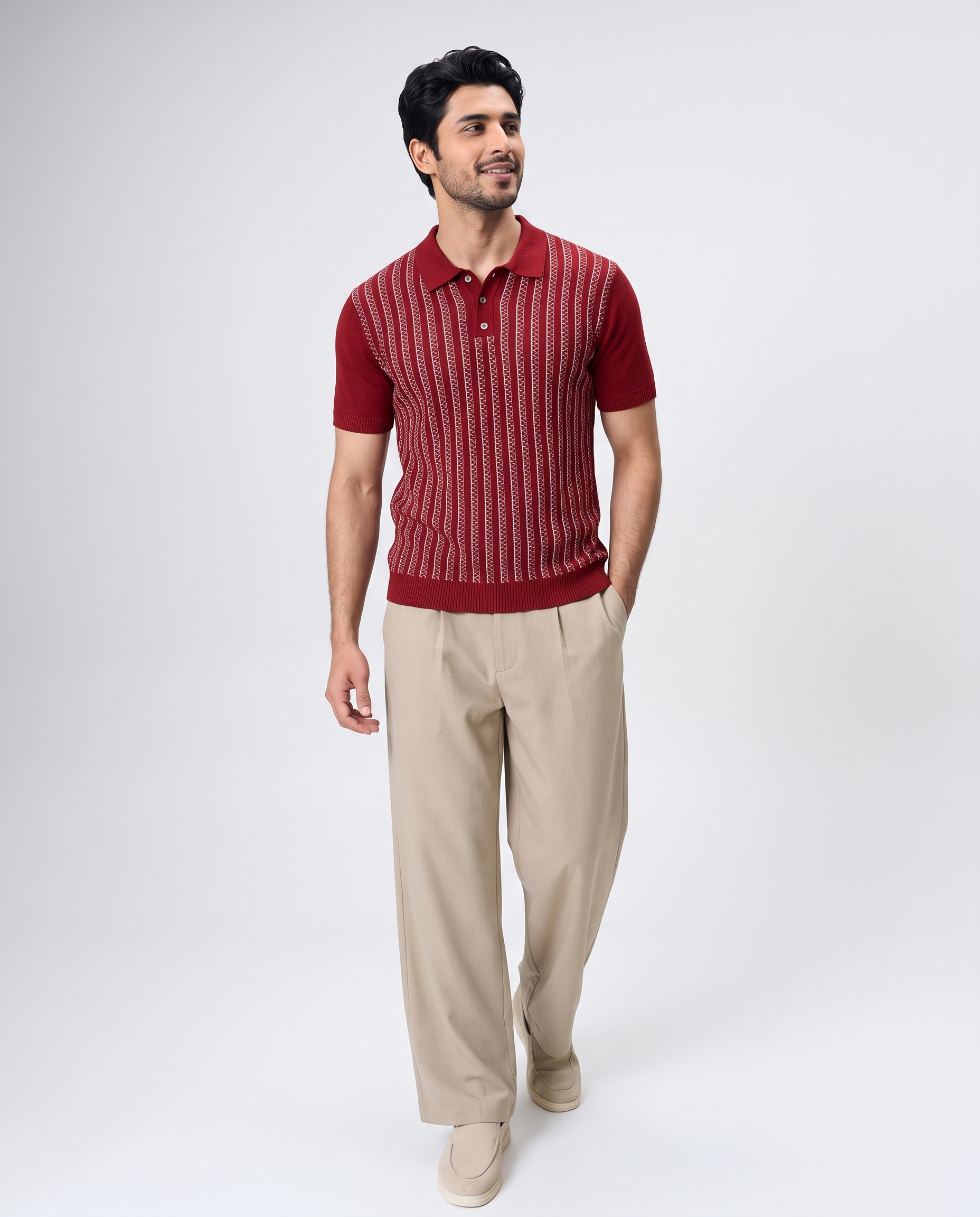 Burnt Brick Luxe DNA B-Polo