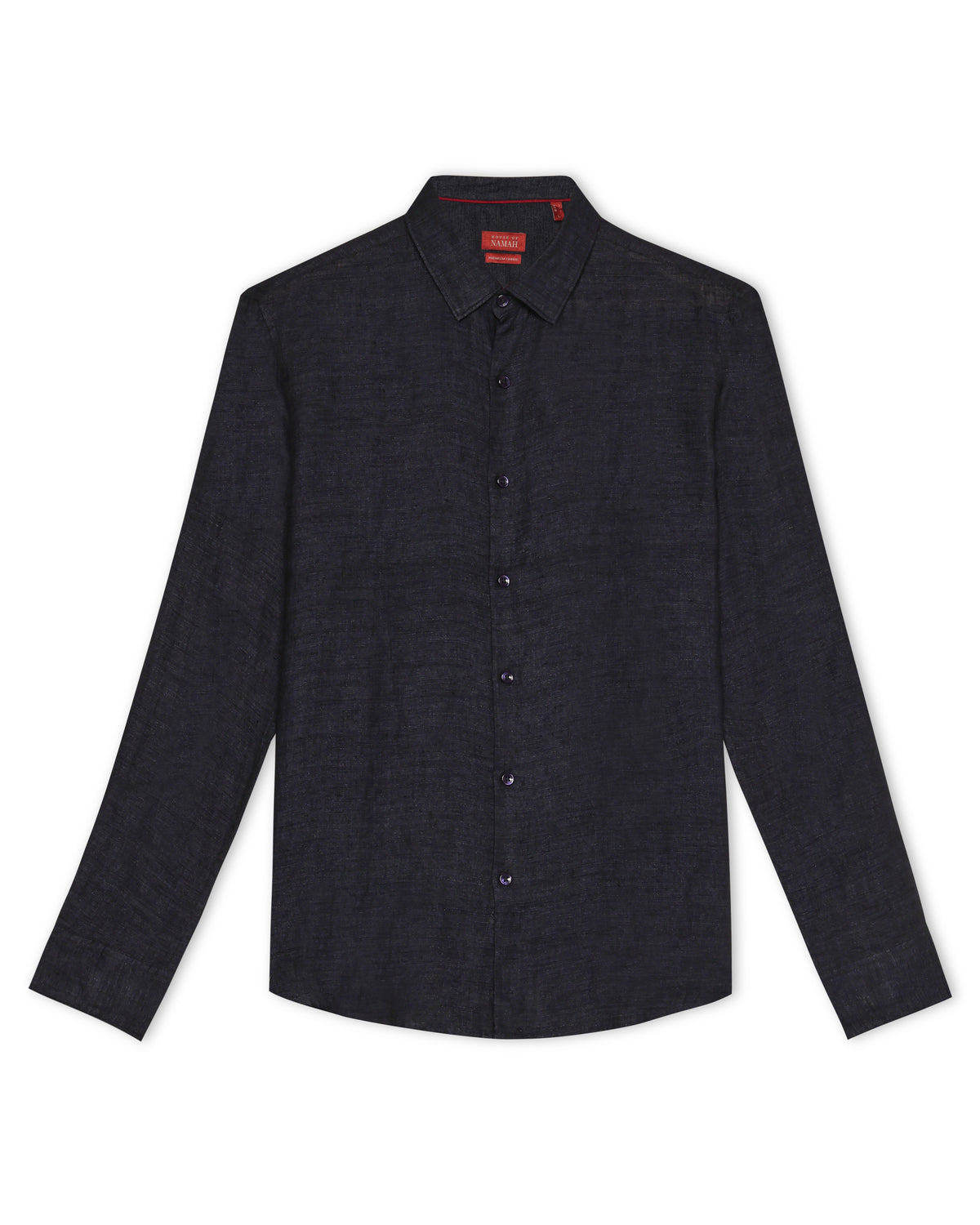 Indigo Navy Delavé 100% Linen Shirt