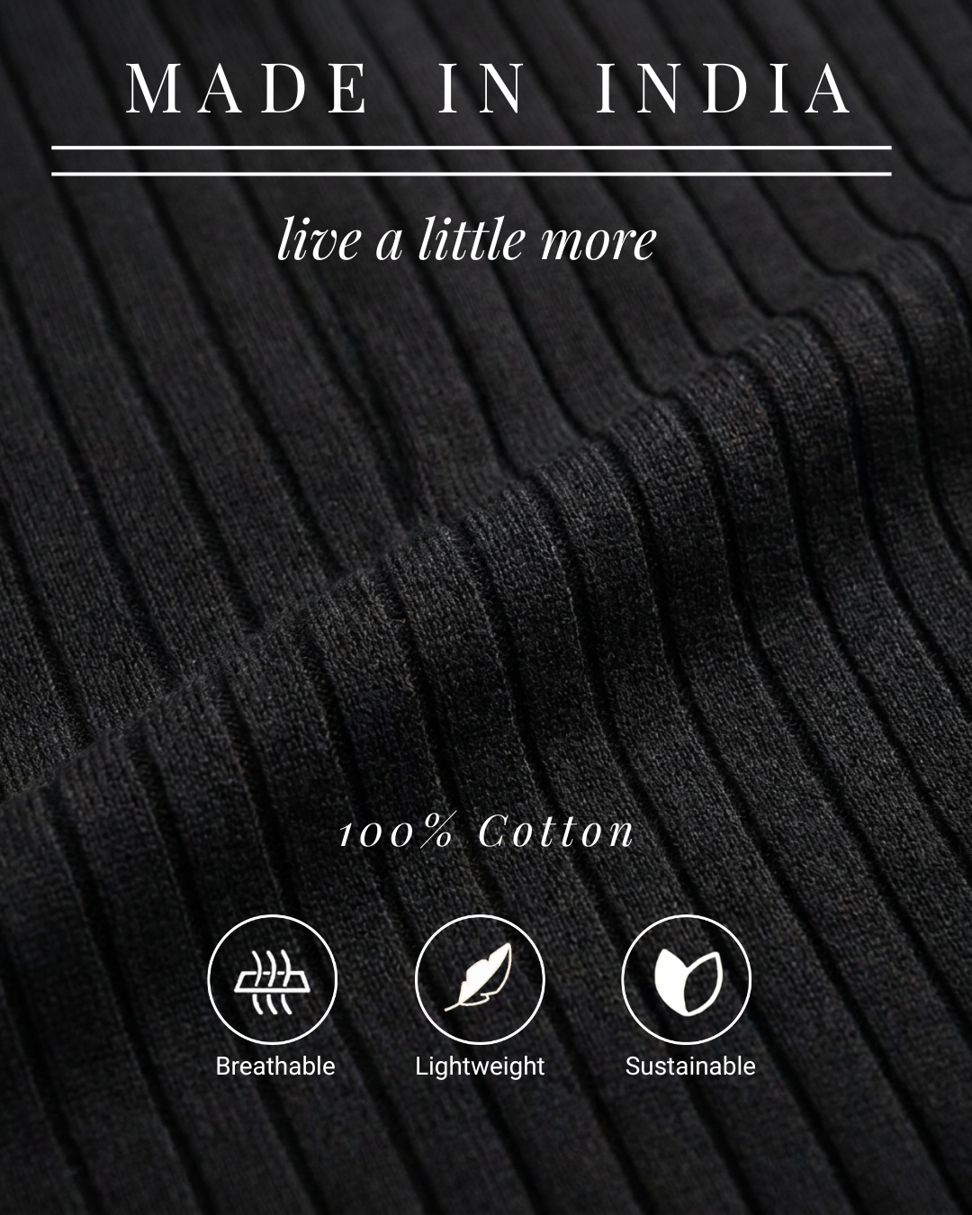 Ink Black Edge V-Polo