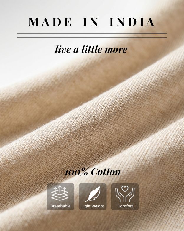 Beige Mill Contrast T-Shirt