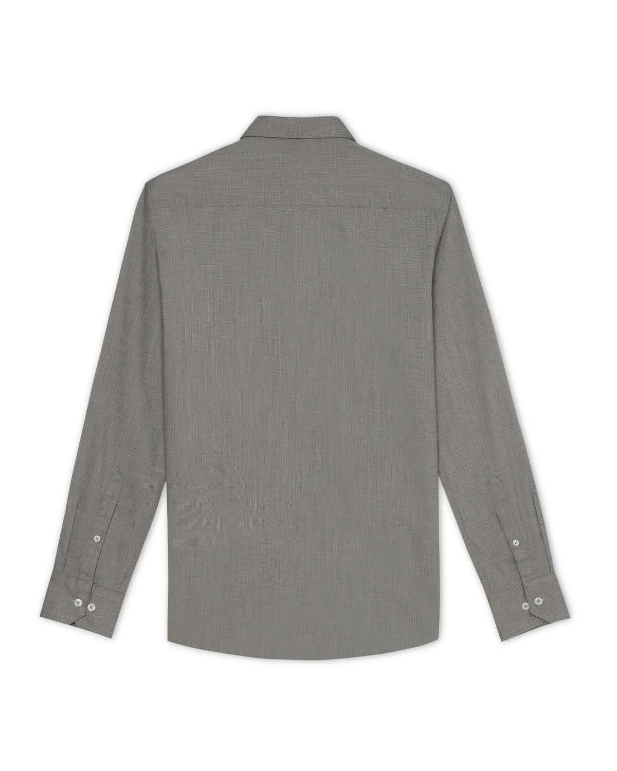 Slate Grey Dobby Weave Shirt