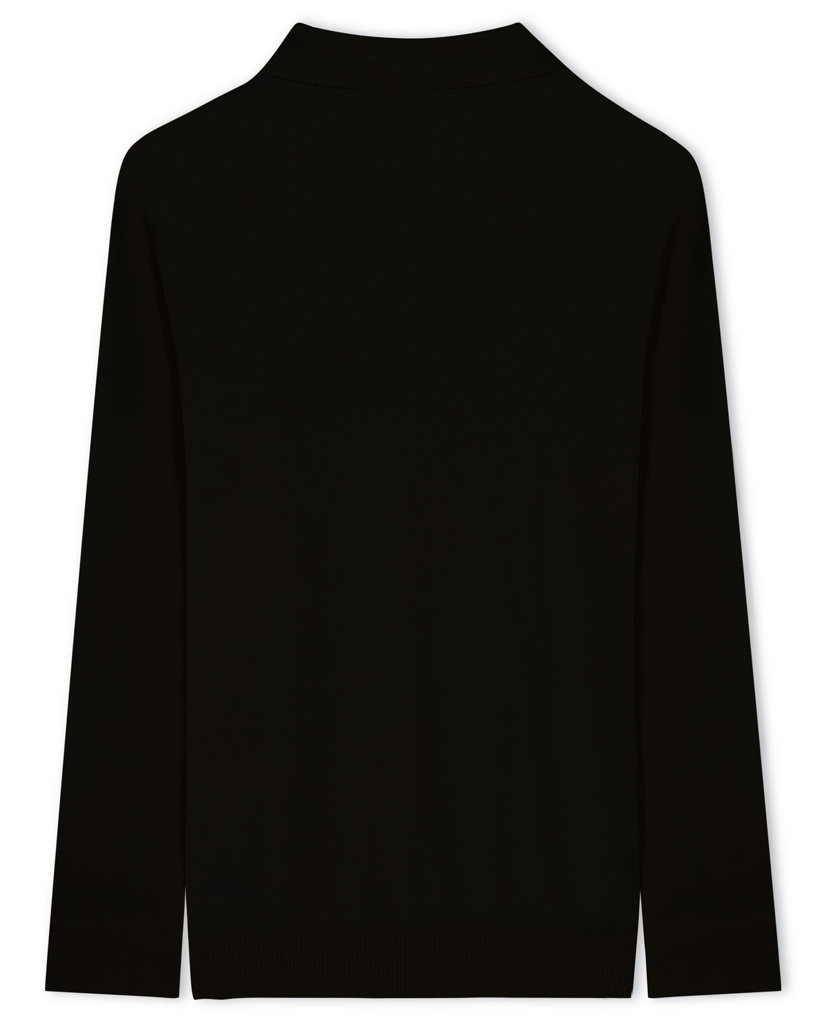 Ink Black Pointelle B-polo