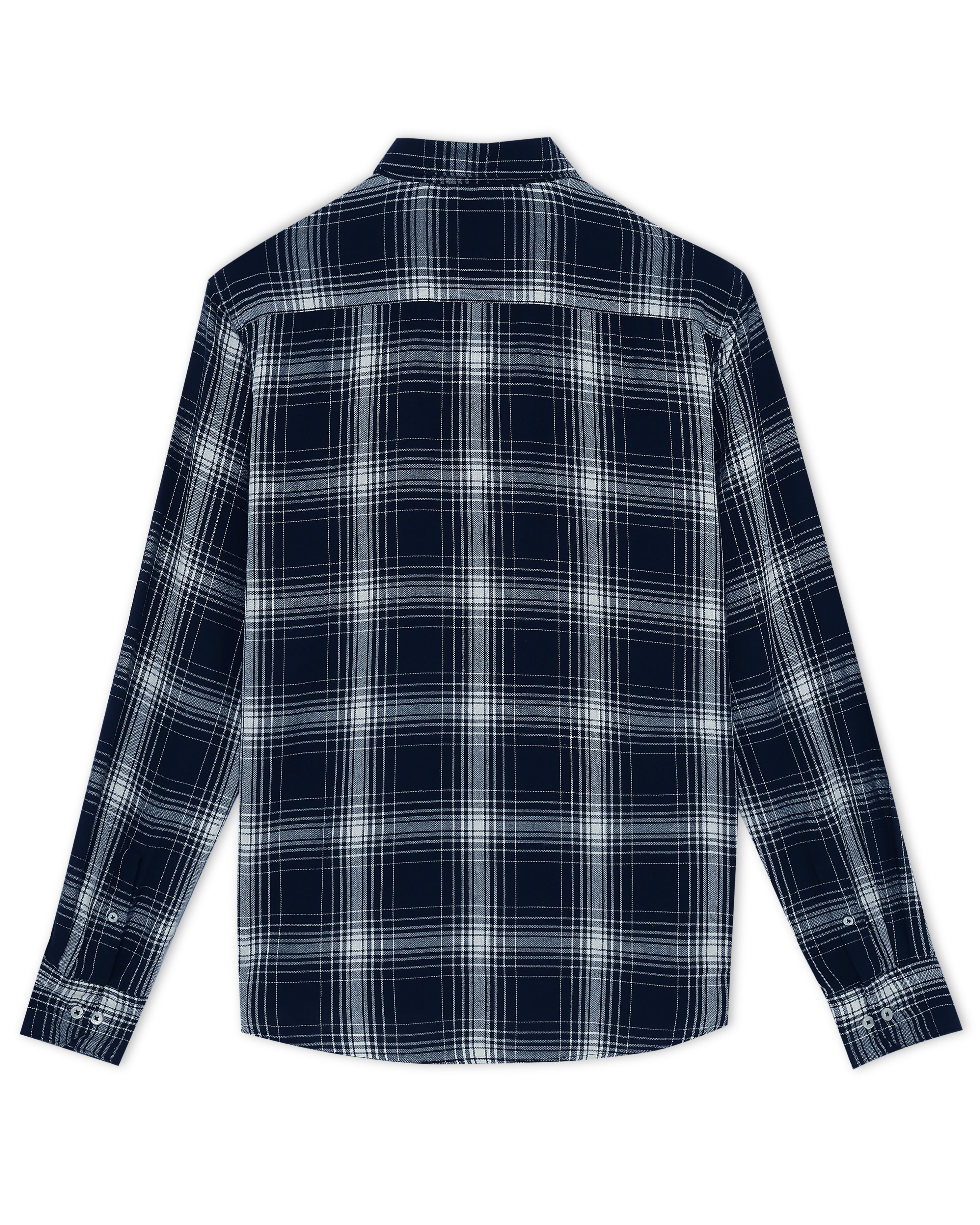Midnight Blue Windowpane Shirt
