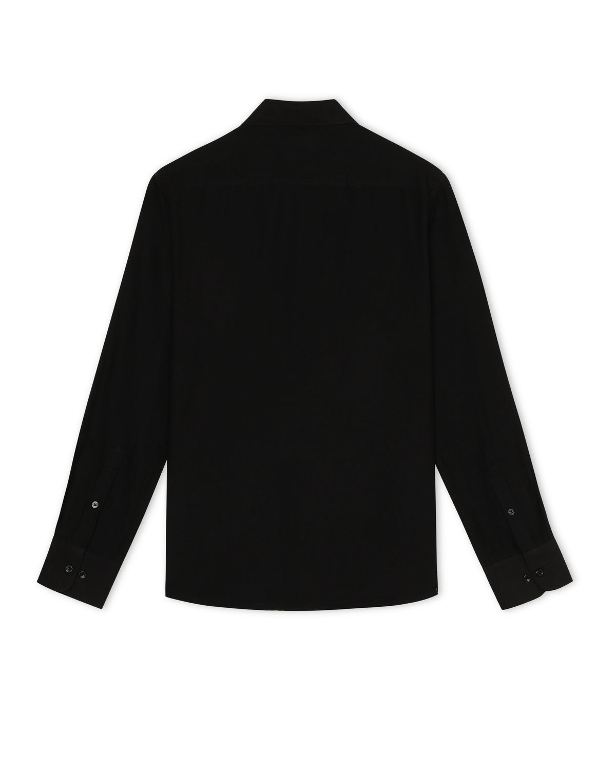 Ink Black CEO Linen Blend Shirt