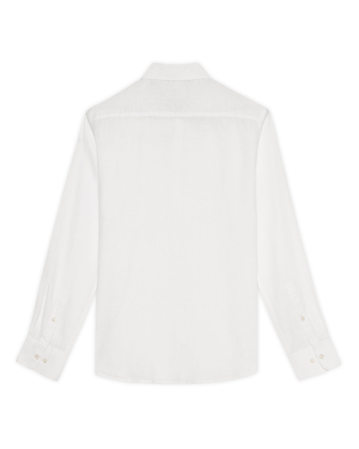Soft White CEO Linen Blend Shirt