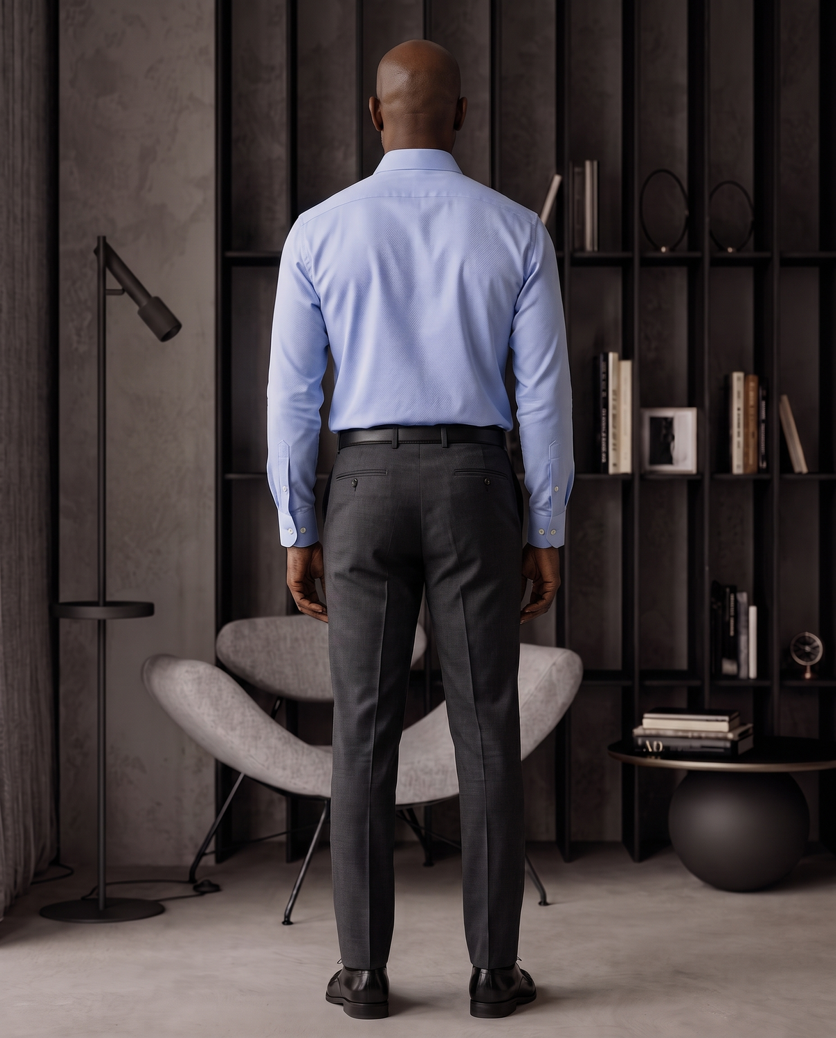 Powder Blue Flex Twill Shirt