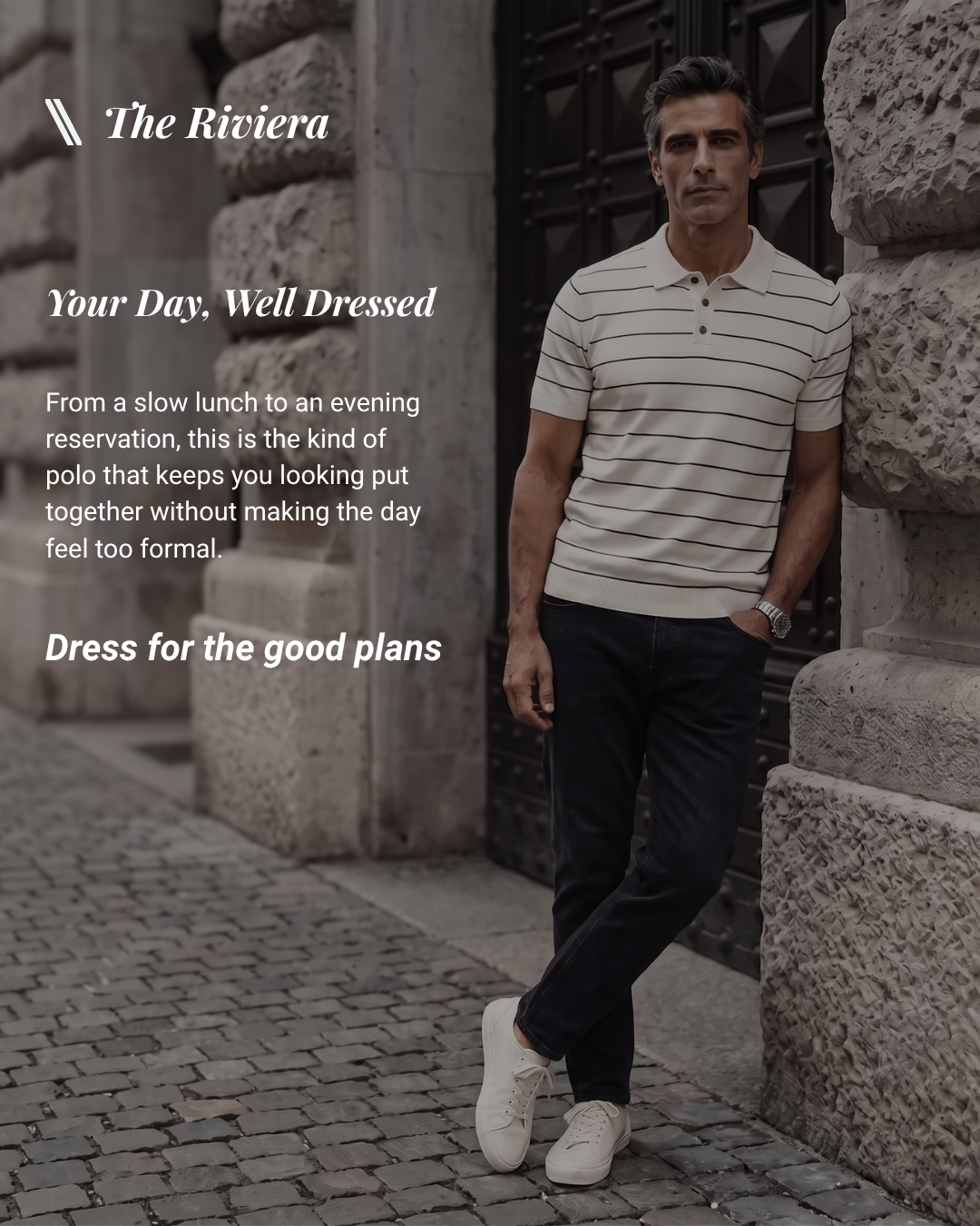 Soft White Riviera B-Polo