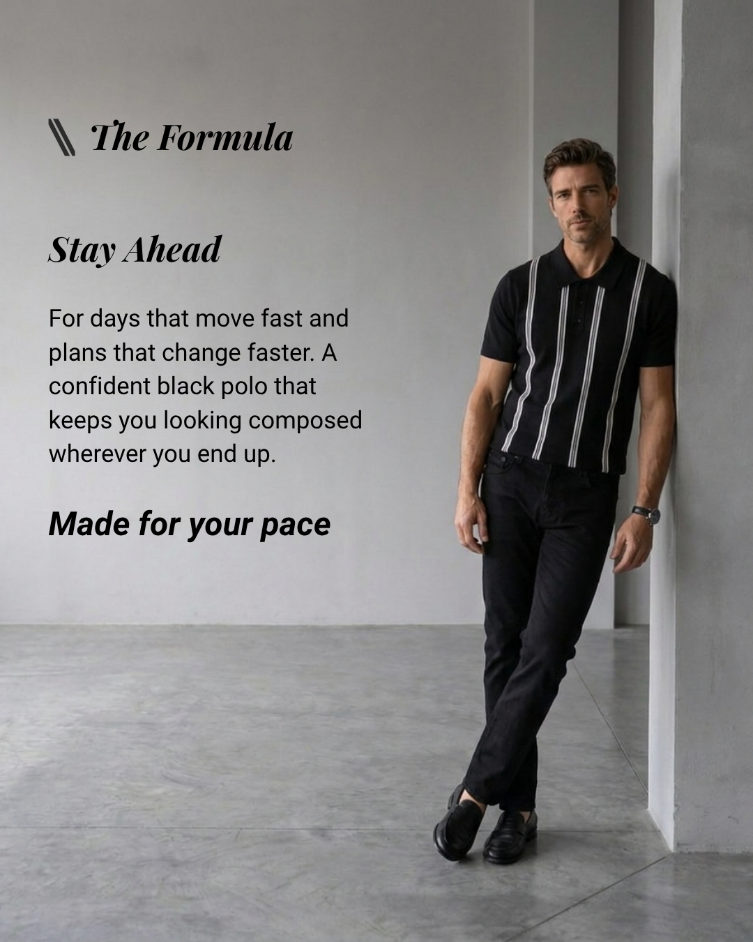 Ink Black Formula-1 B-Polo