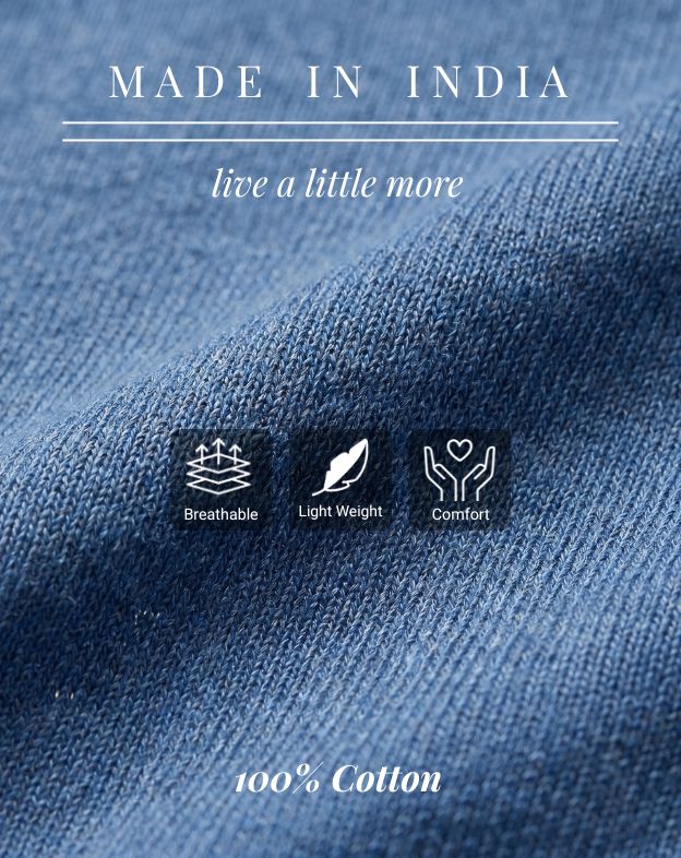 Midnight Blue Mill Contrast T-Shirt