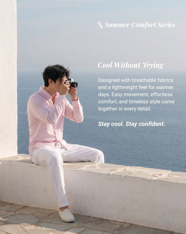 Pink & White Classic Stripe Shirt