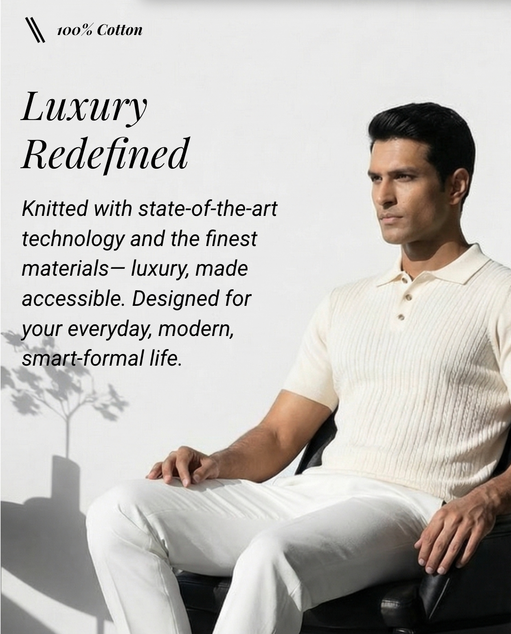 Soft White Cable B-Polo