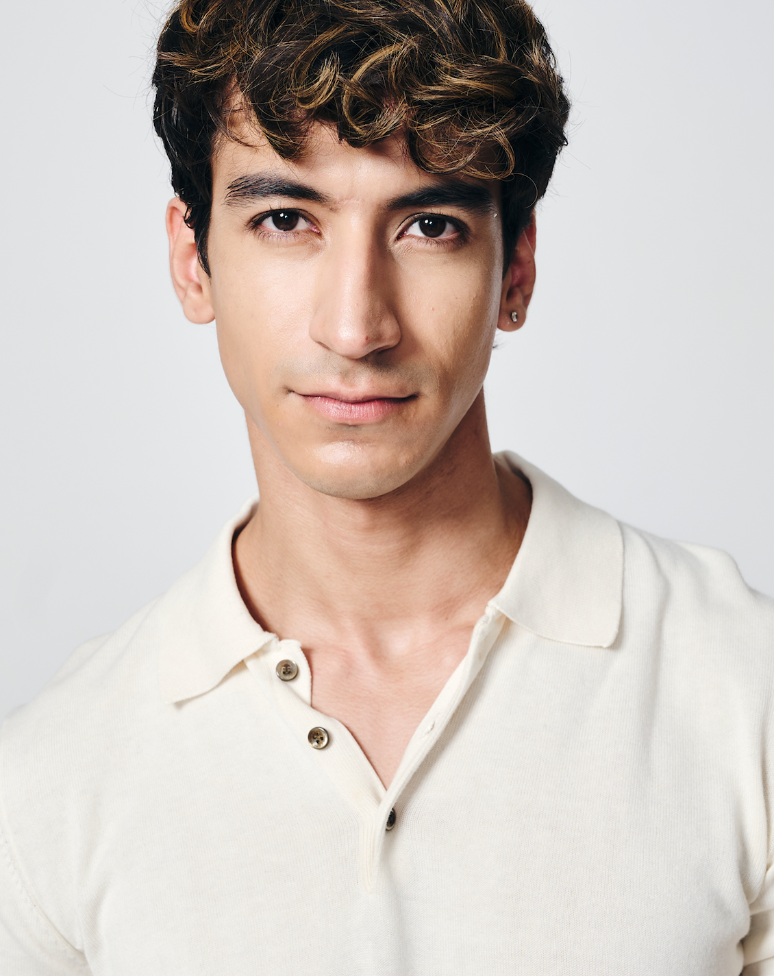 Soft White Piqué Signature B-Polo - Cotton Bamboo - I