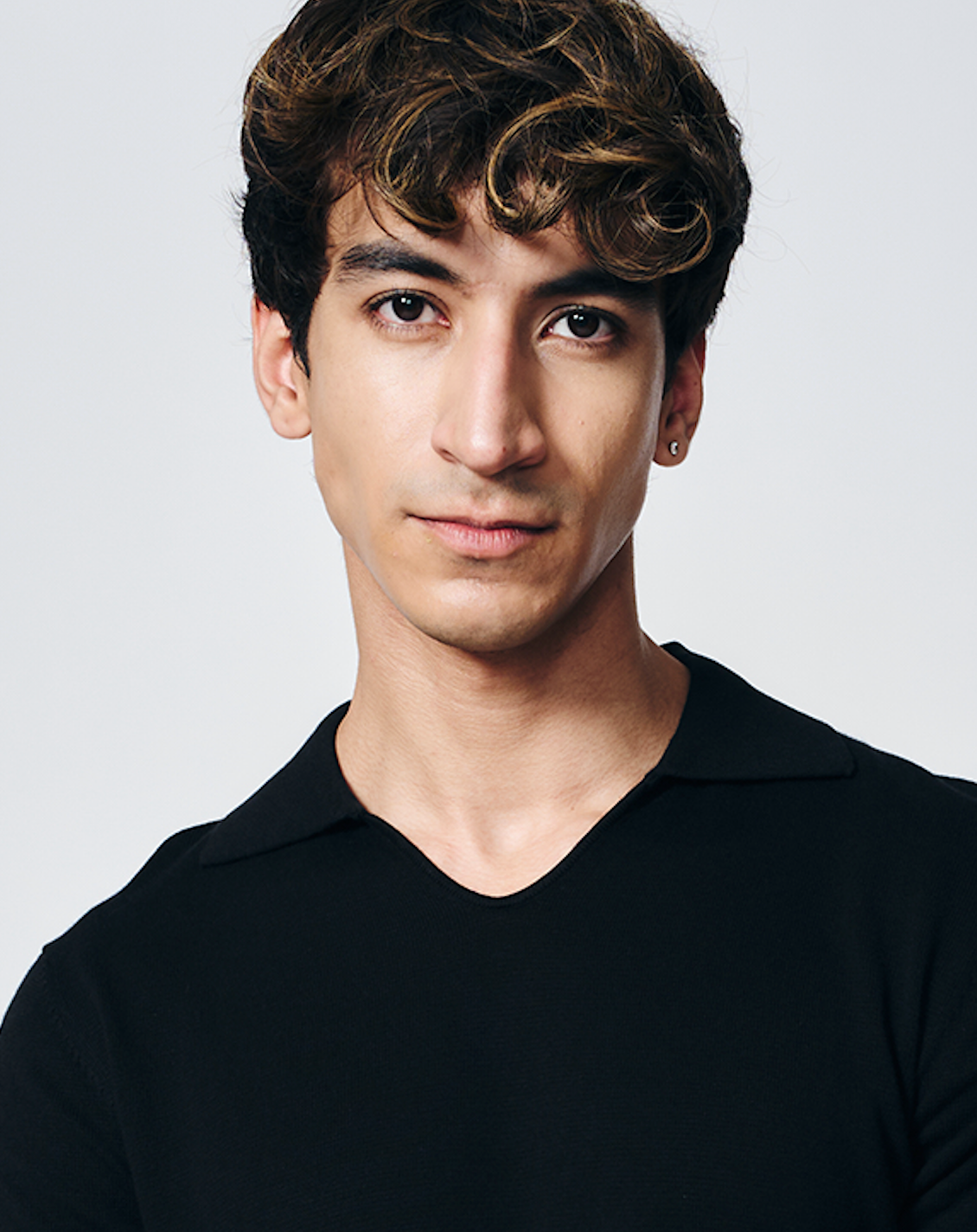 Ink Black Piqué All day U-Polo - Cotton Bamboo - I