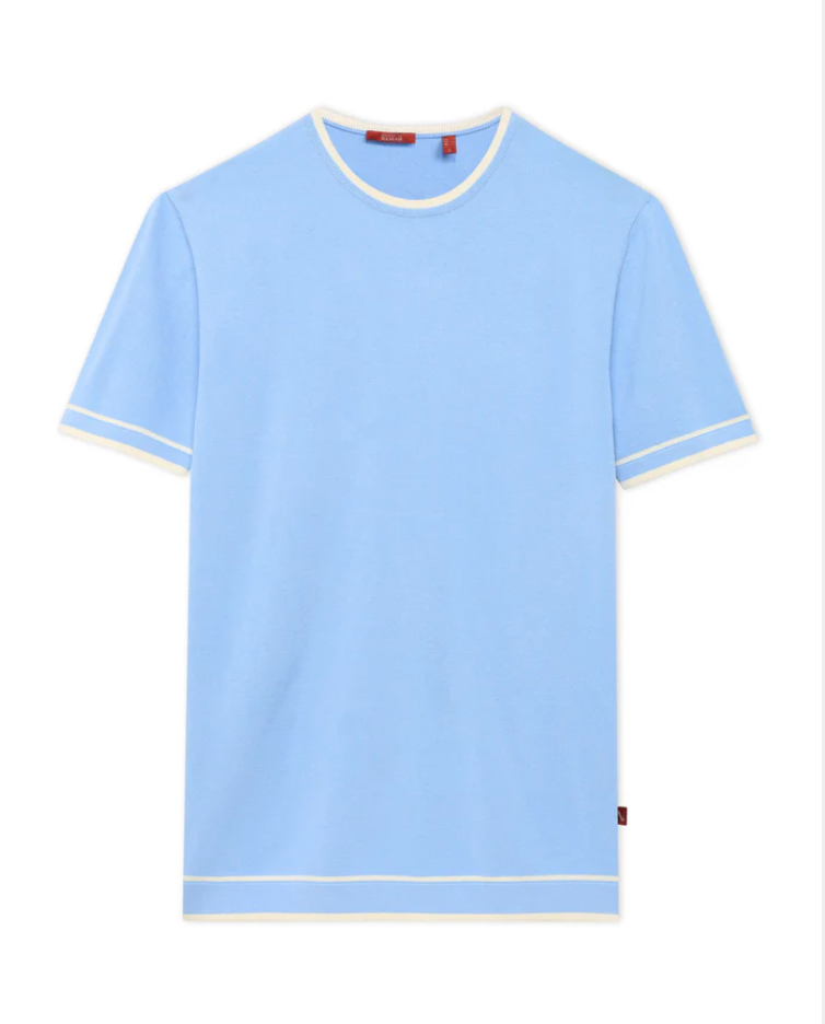 Sky Blue Contrast T-Shirt