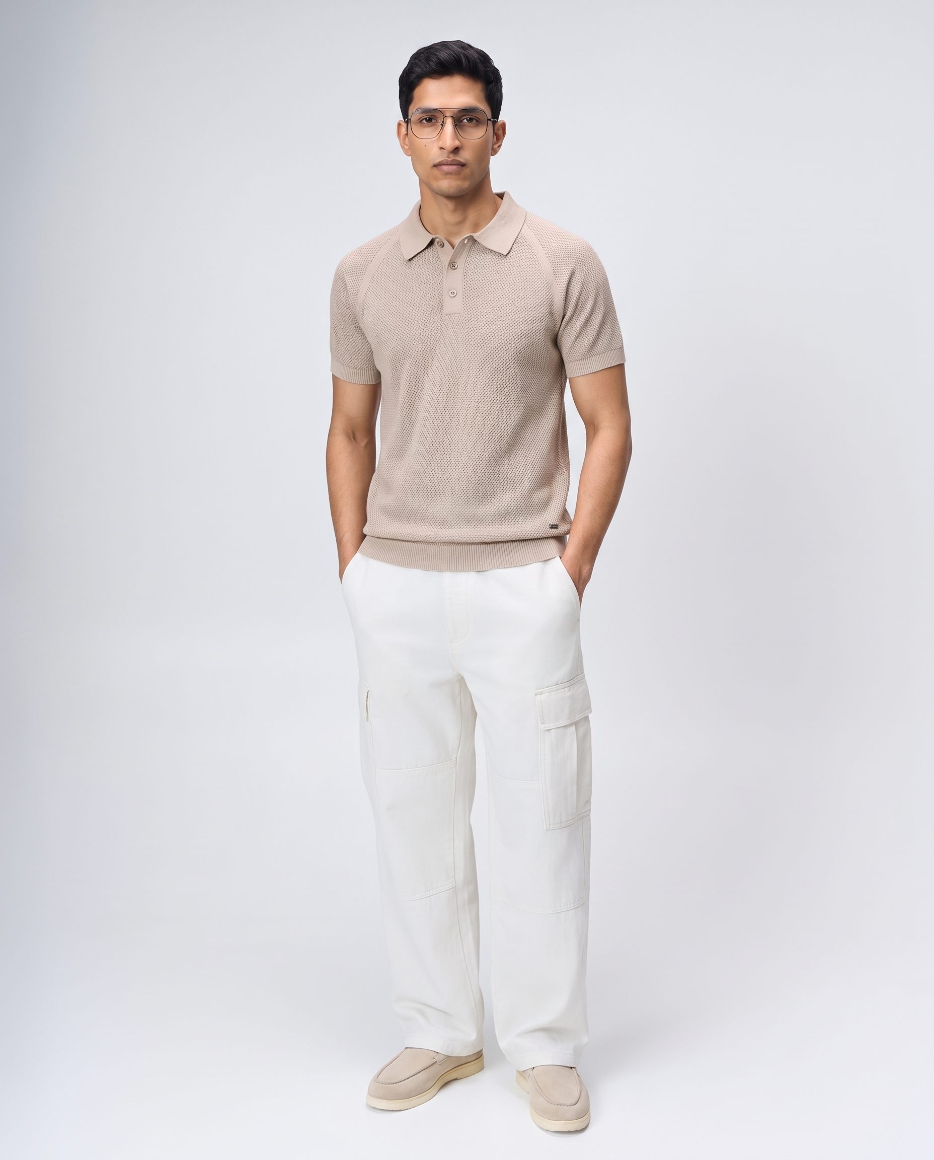 Natural AIRLOOP Mesh B-Polo