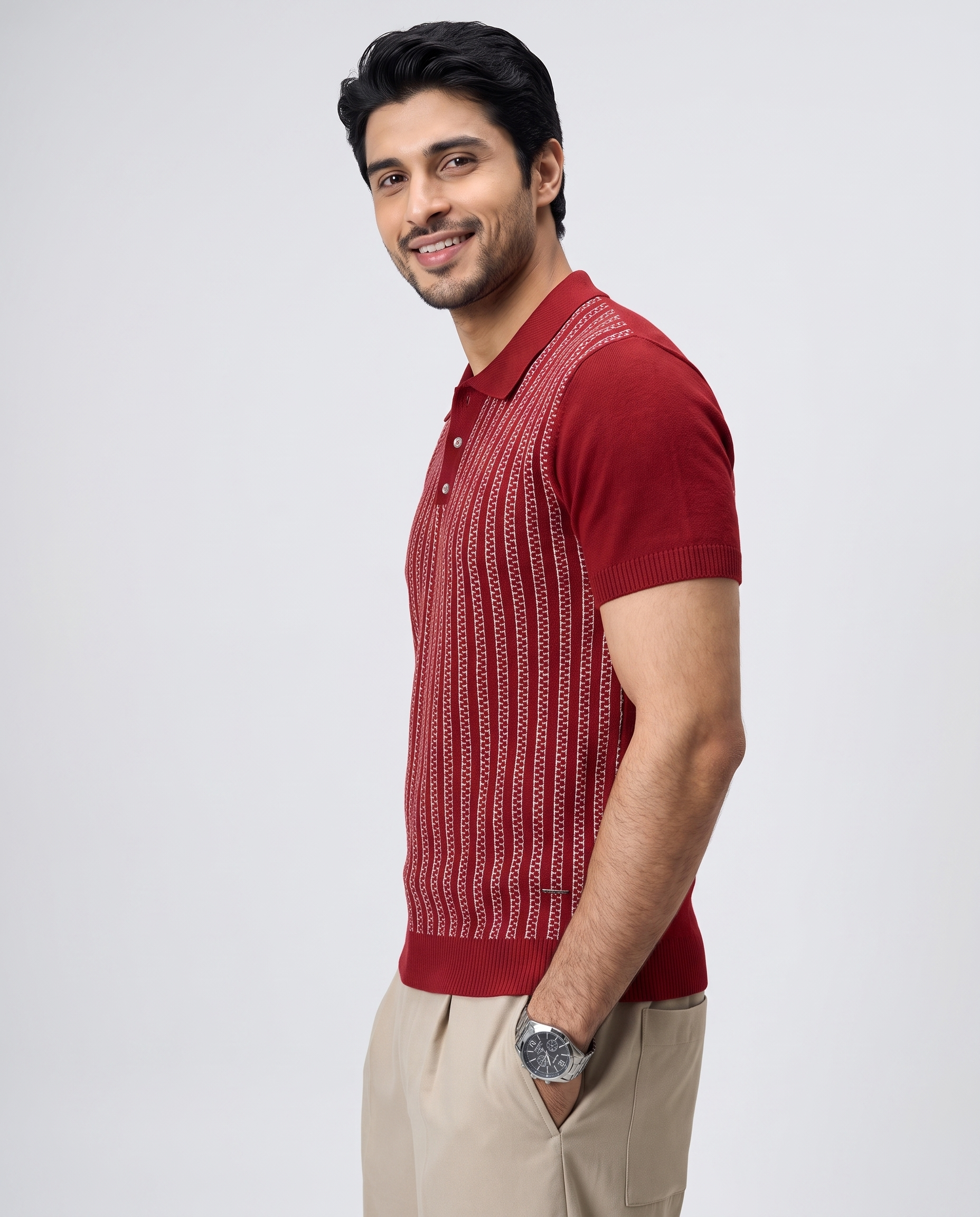 Burnt Brick Luxe DNA B-Polo