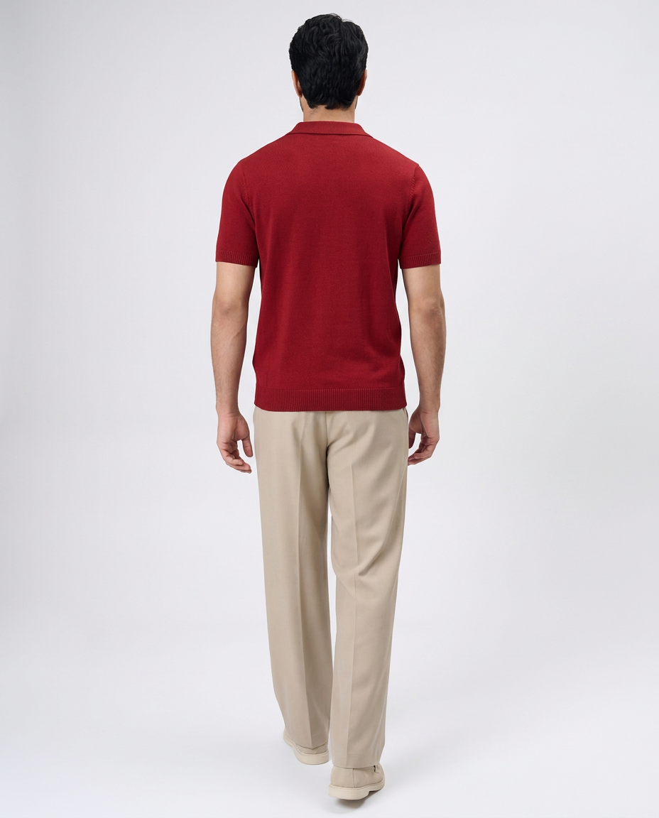 Burnt Brick Luxe DNA B-Polo