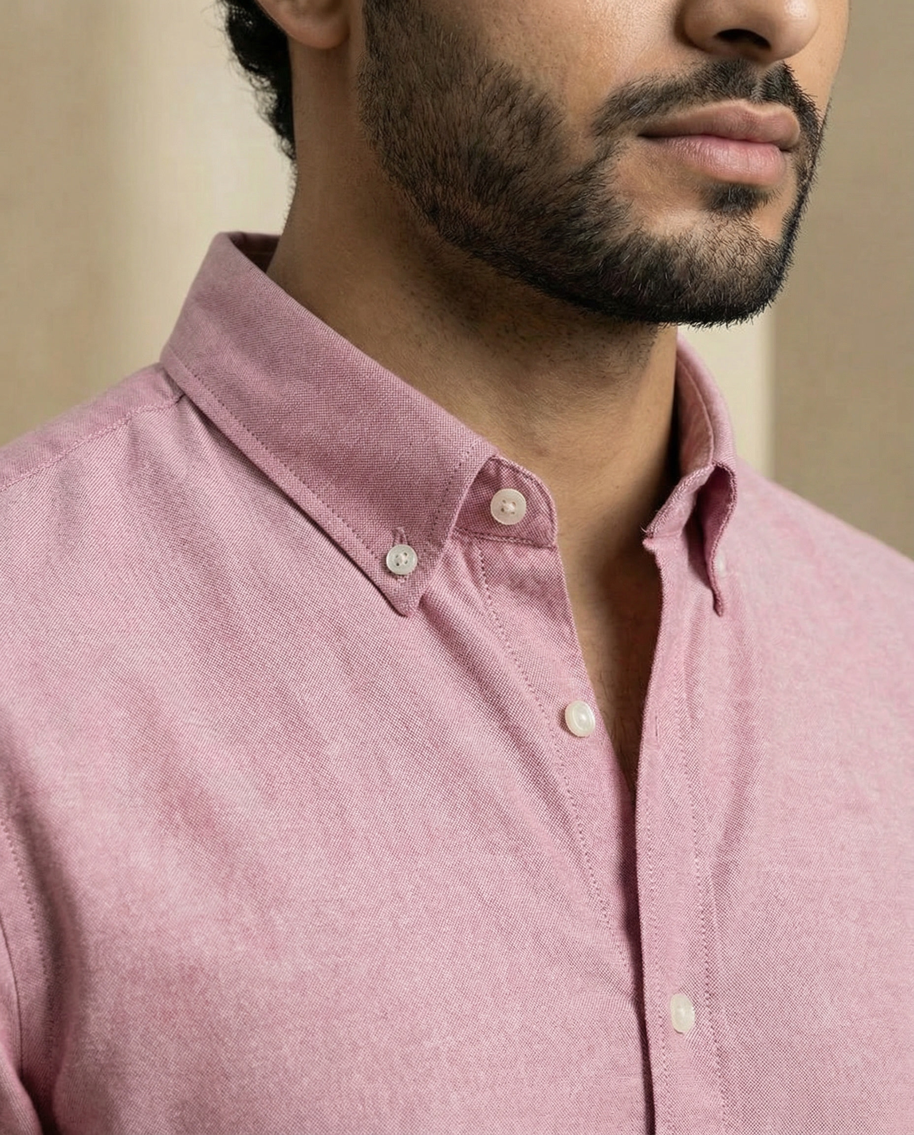 Vintage Red Oxford Chambray Shirt