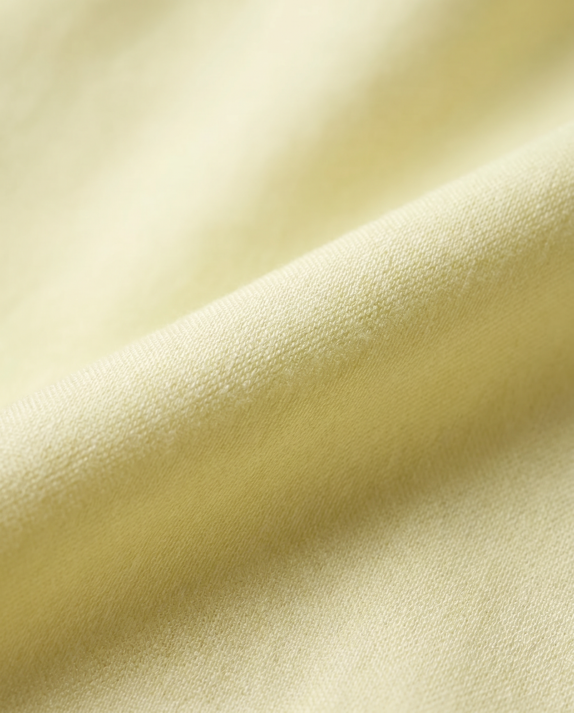 Lemon Yellow 100% Cotton Oxford Chambray Shirt