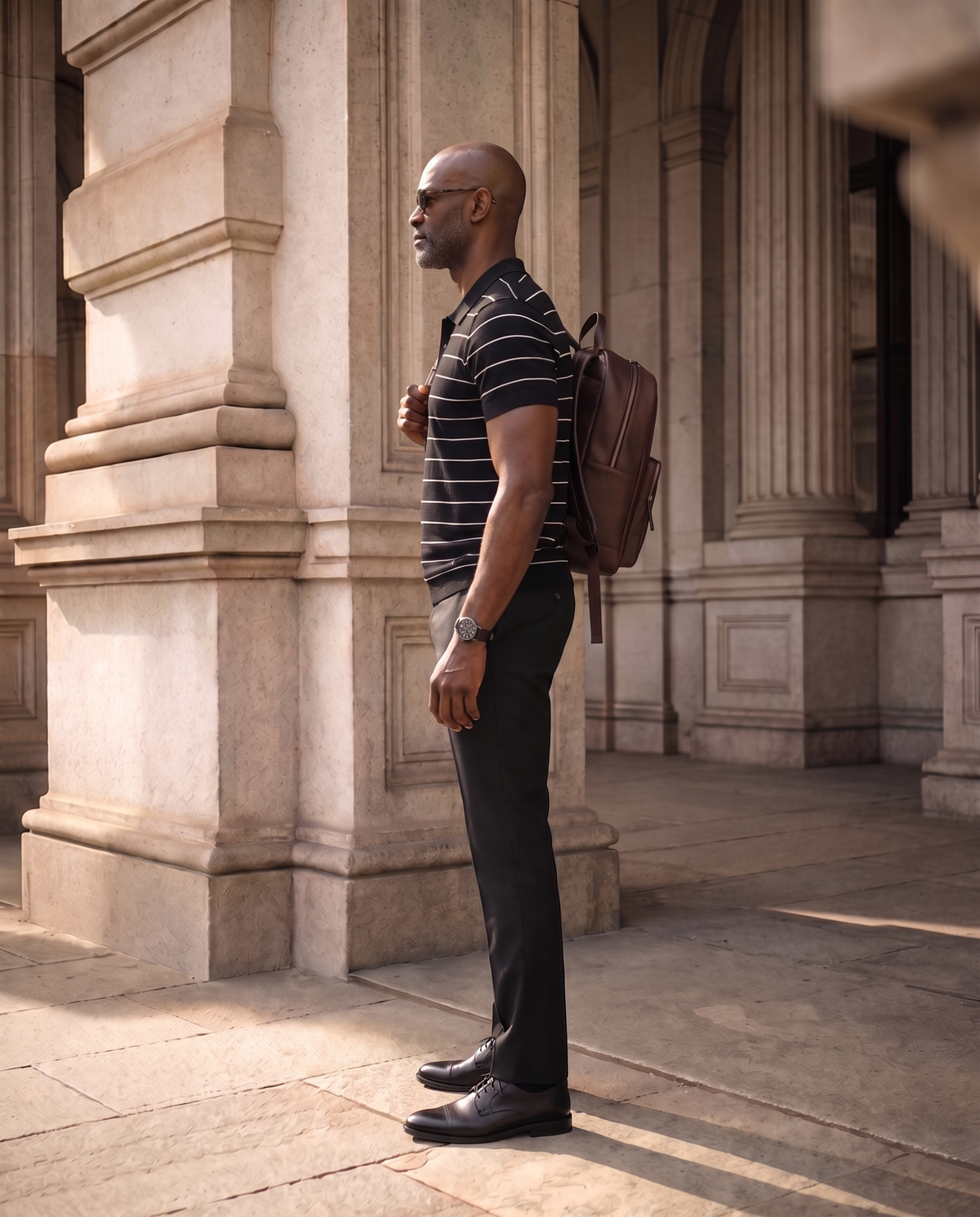 Ink Black Riviera B-Polo