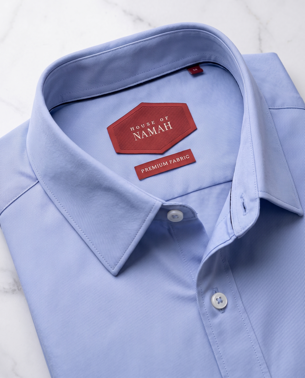 Powder Blue Flex Twill Shirt