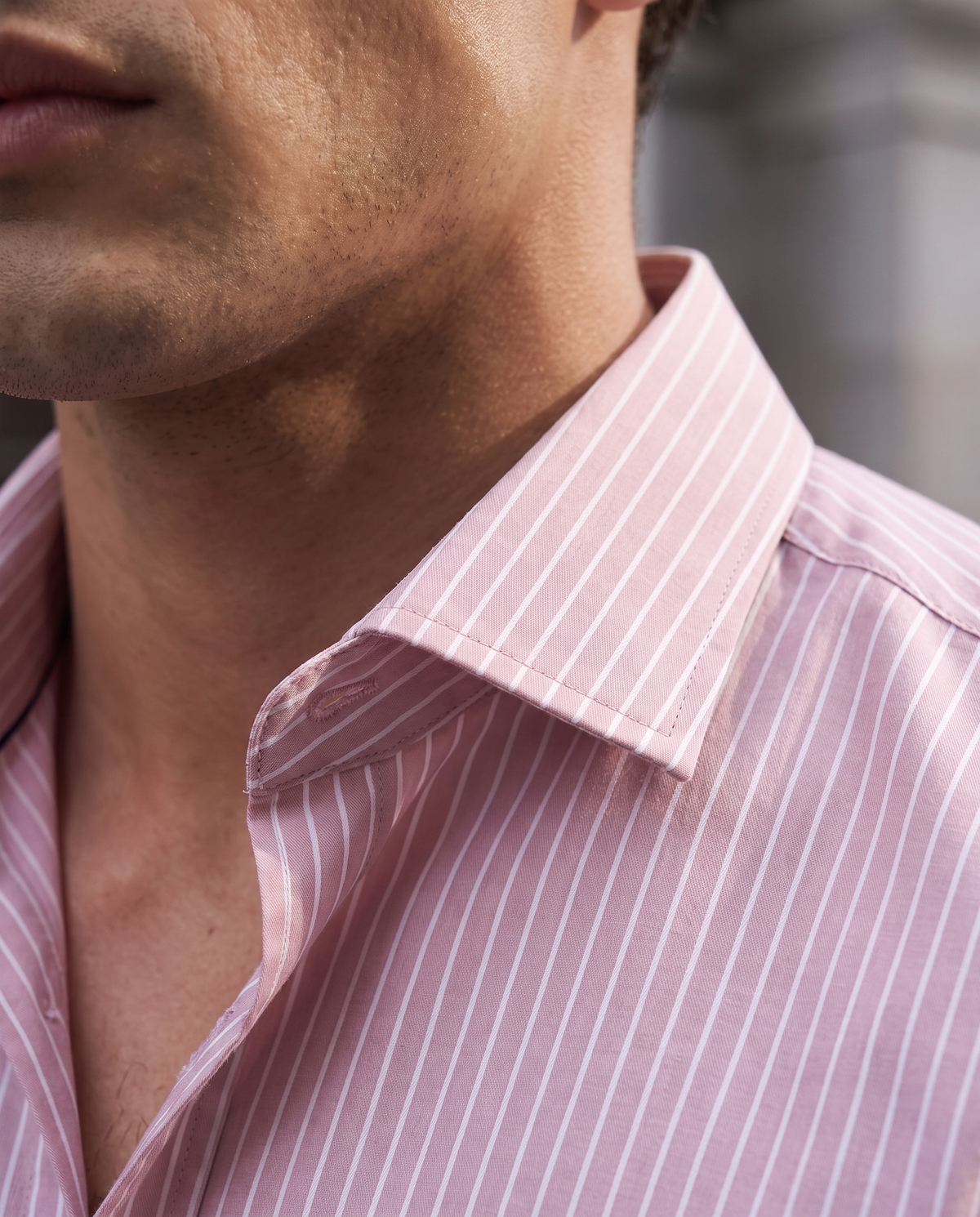 Oxford Pink Club Stripe Shirt