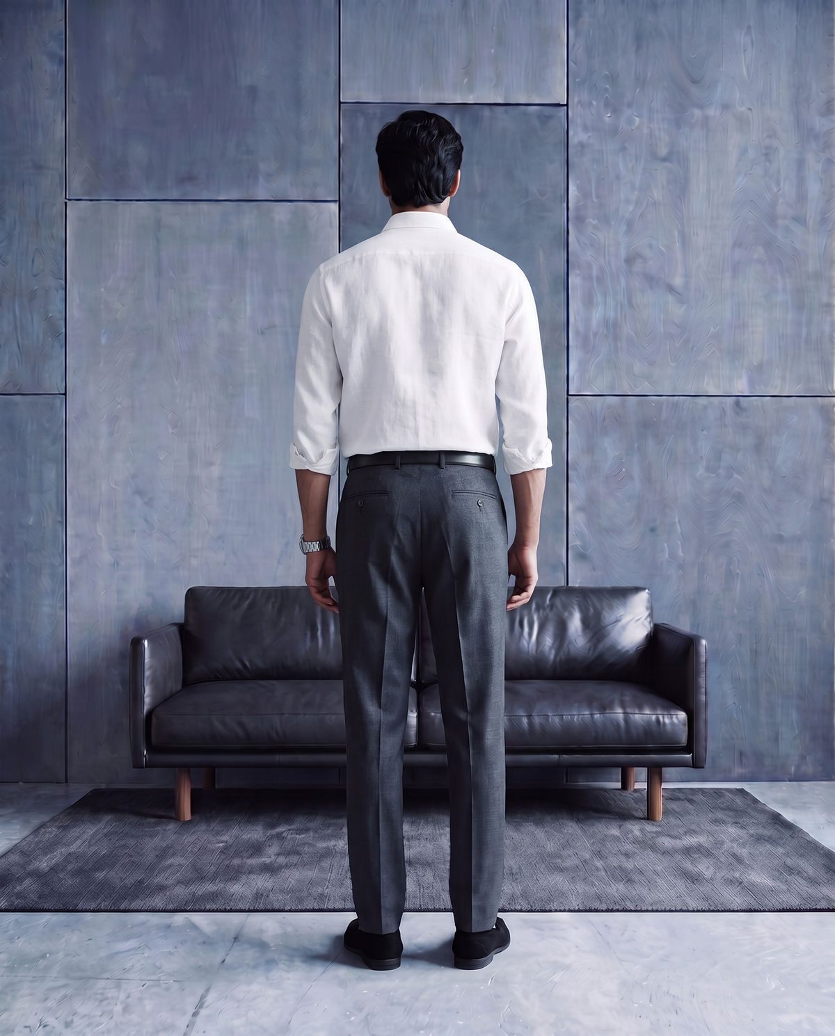 Ivory White Cosmo Linen Blend Shirt