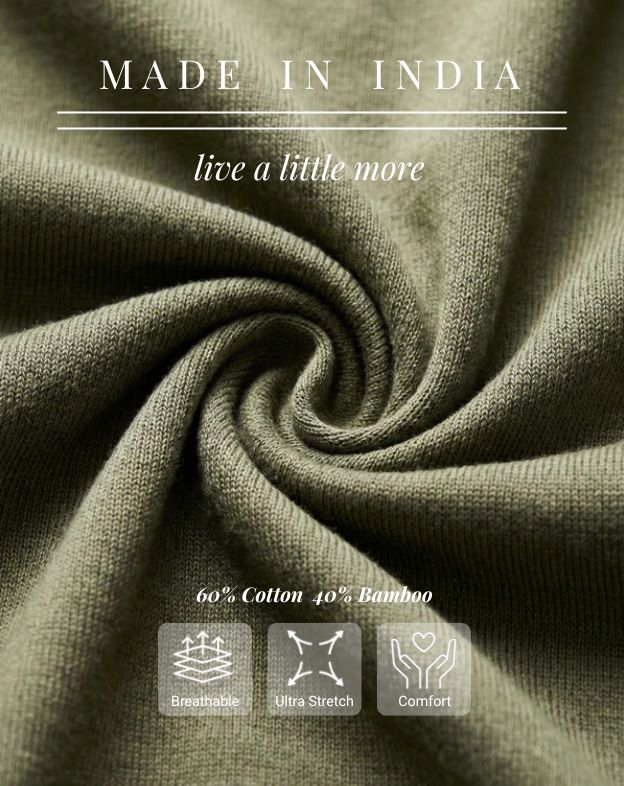 Olive Green Cotton-Bamboo Signature Polo