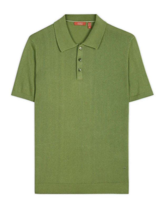 Fern Green Cotton-Bamboo Signature Polo
