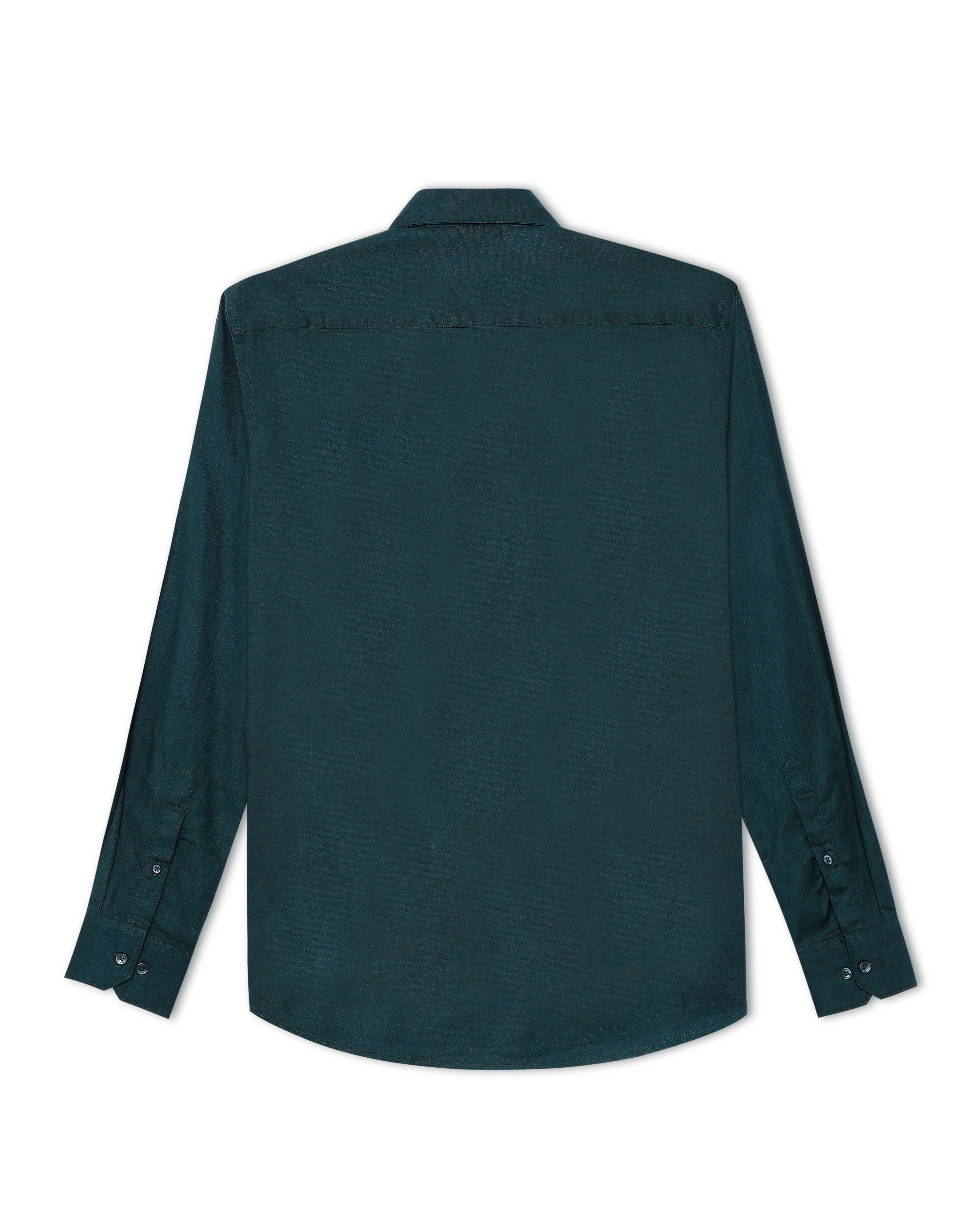 Forest Green Oxford Stretch Shirt