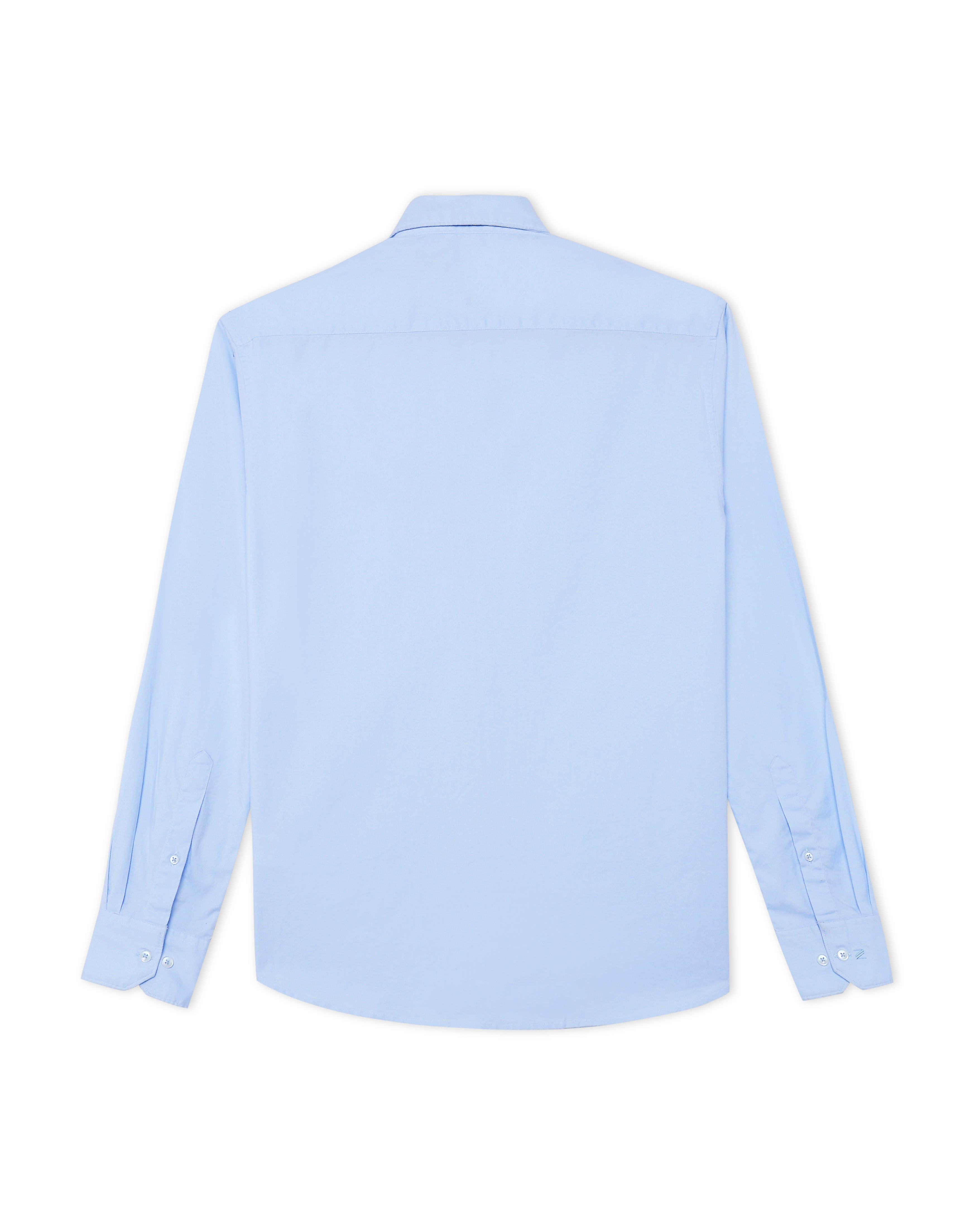 Sky Blue Oxford Stretch Shirt