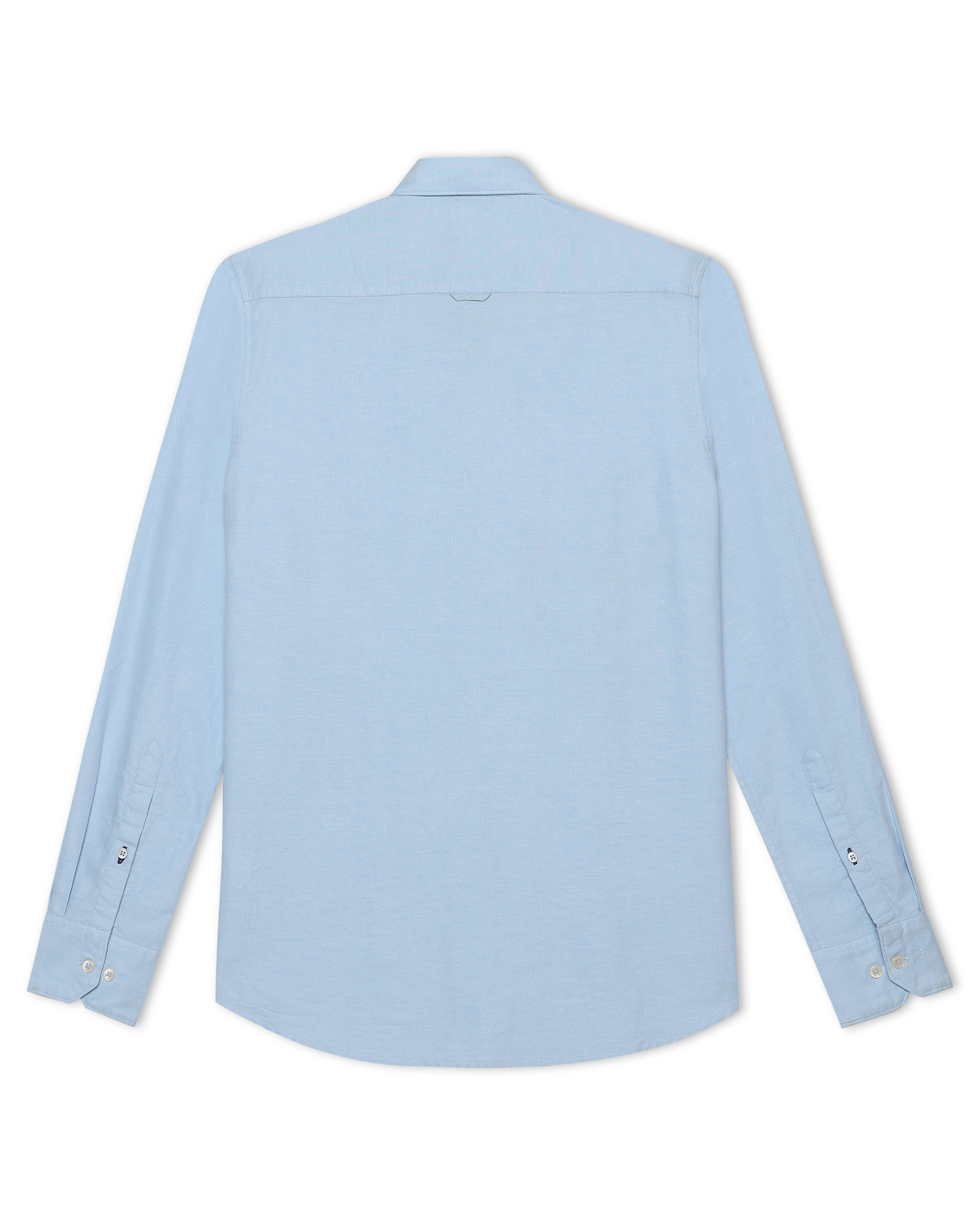 Powder Blue Oxford Chambray Shirt