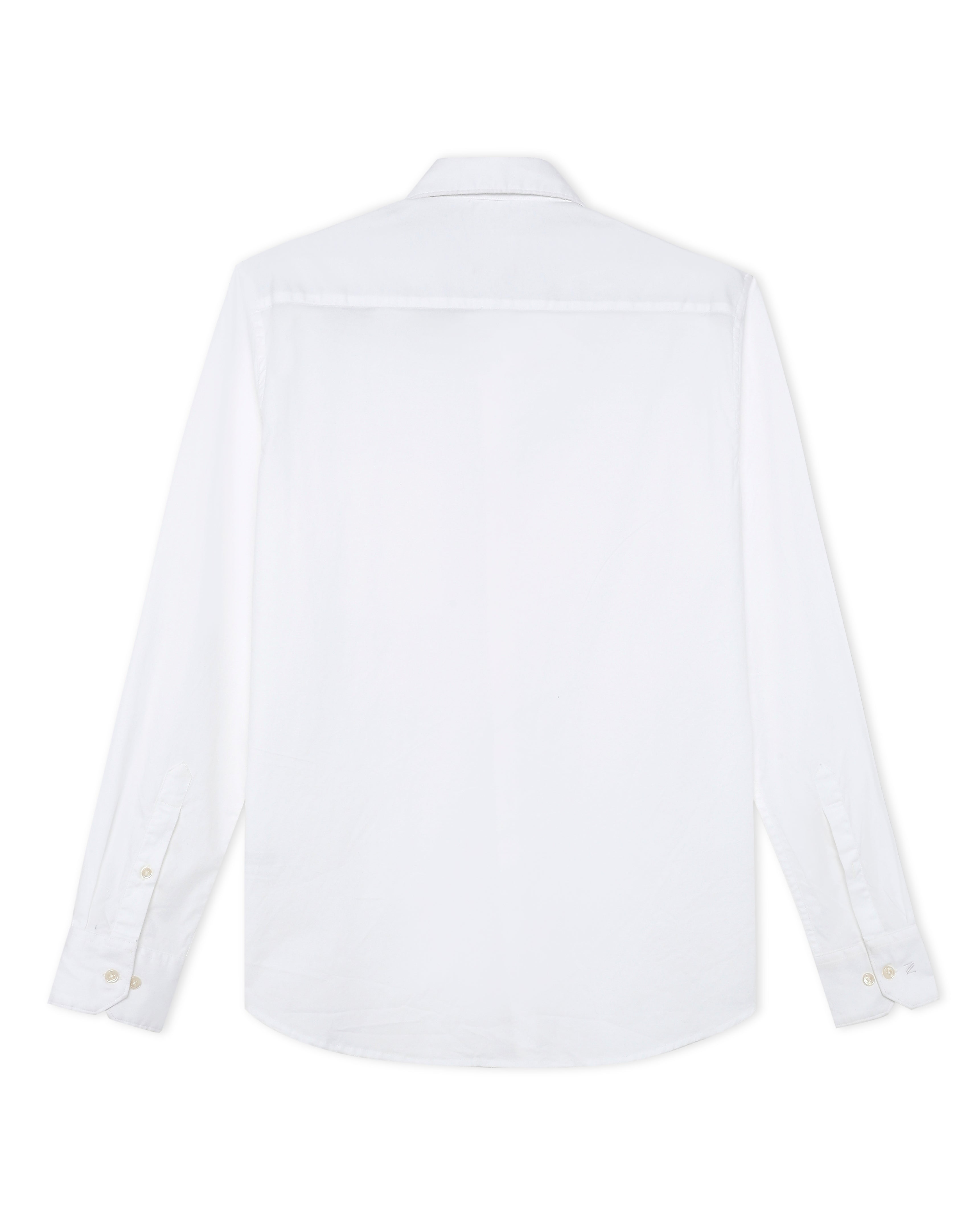 Soft White Oxford Stretch Shirt