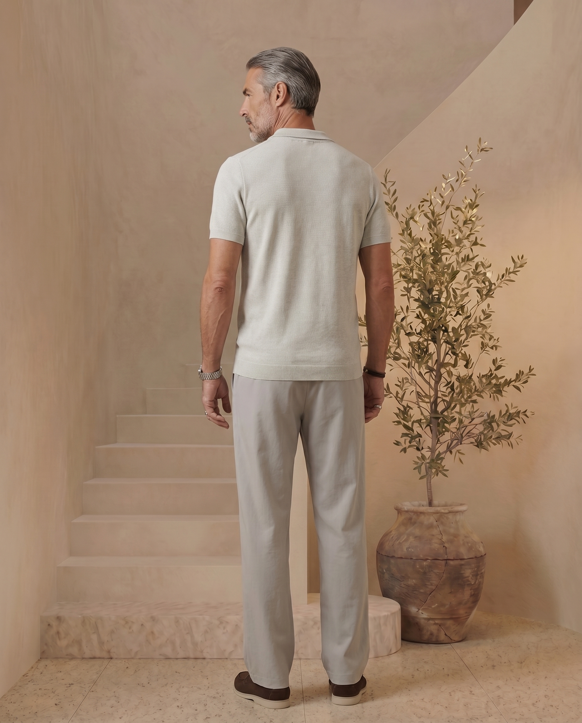 Ecru Mill Broad Placket B-Polo