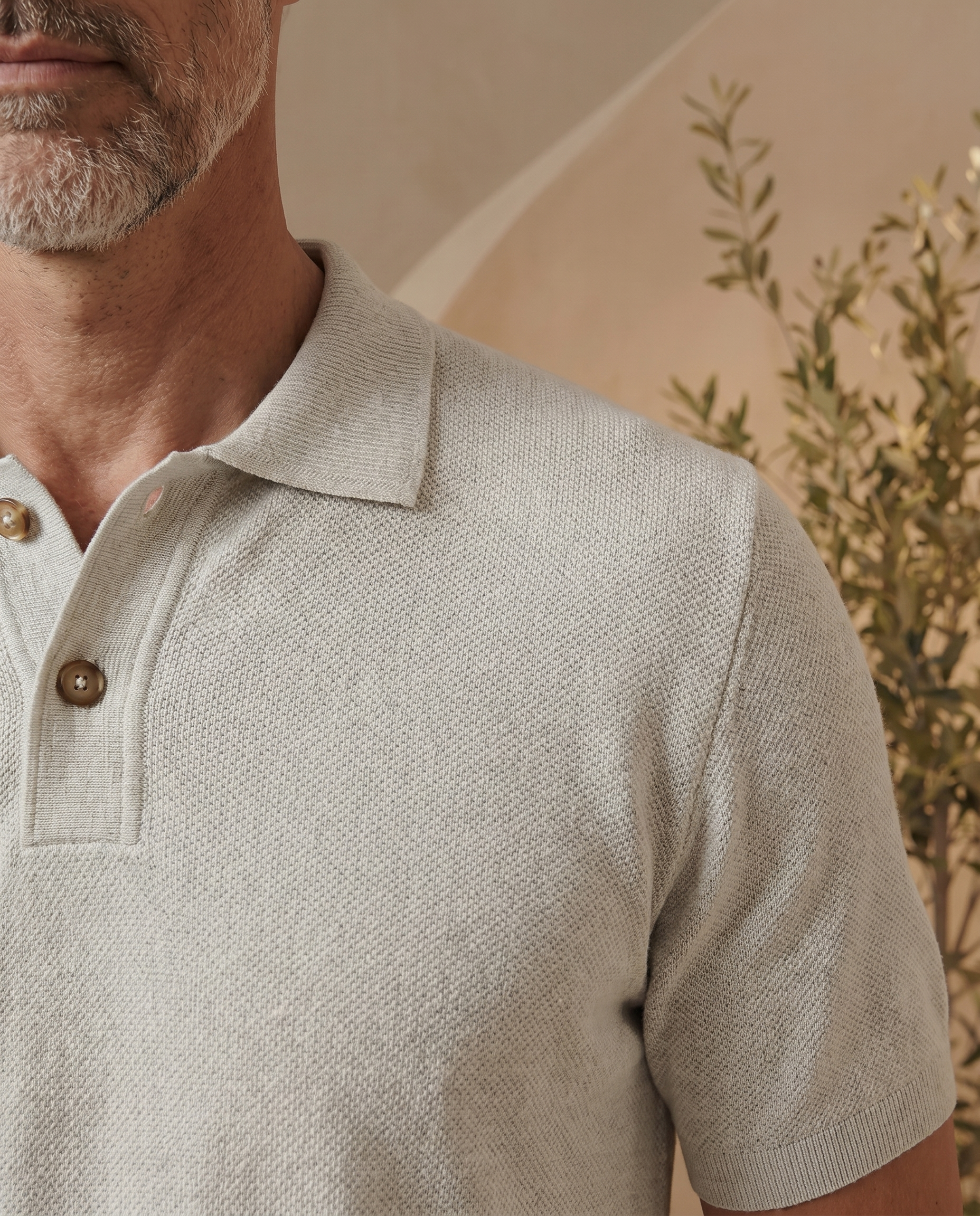 Ecru Mill Broad Placket B-Polo