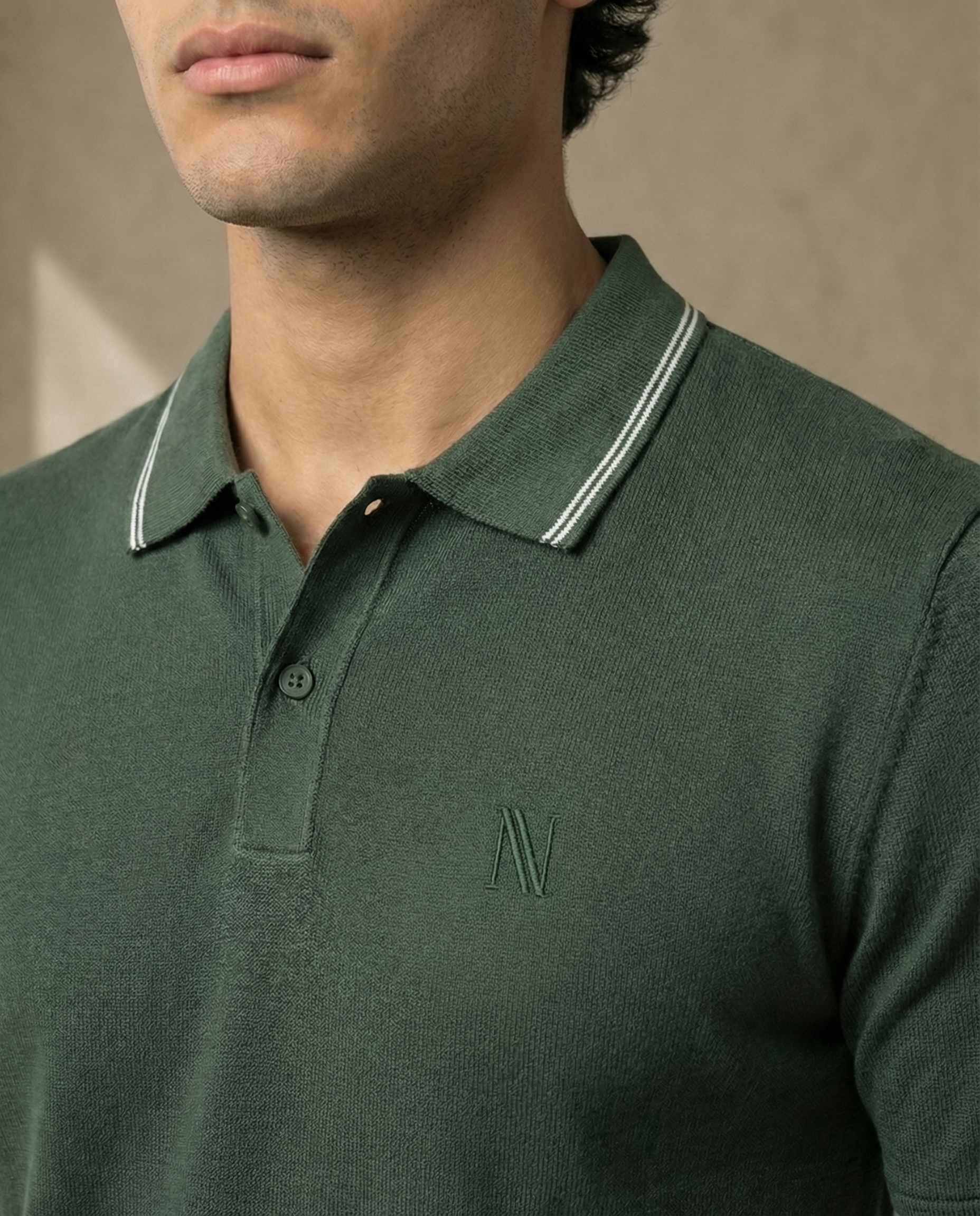 Khaki Green HON "Campus Society" B-Polo