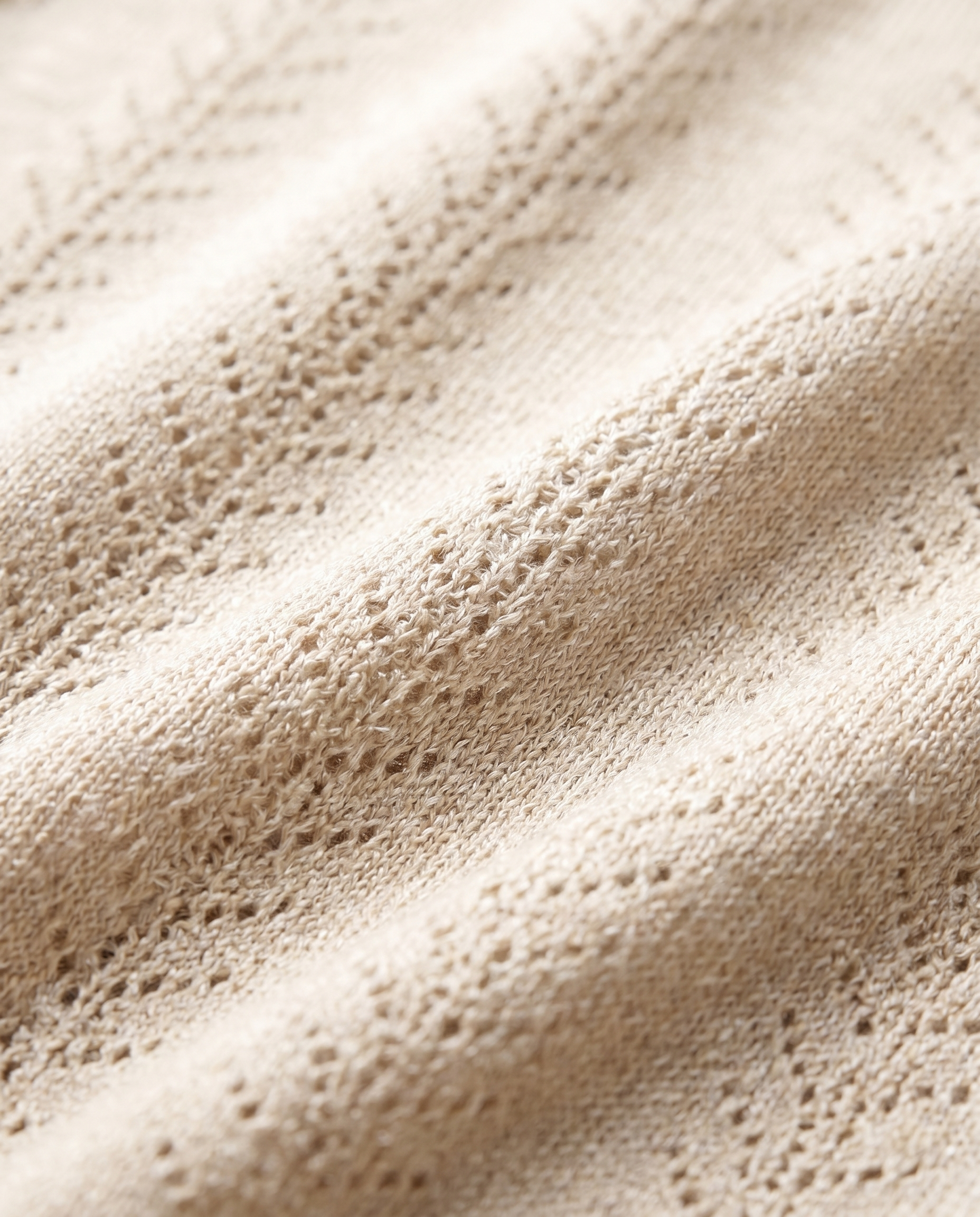 Beige Mill Varsity V-Polo