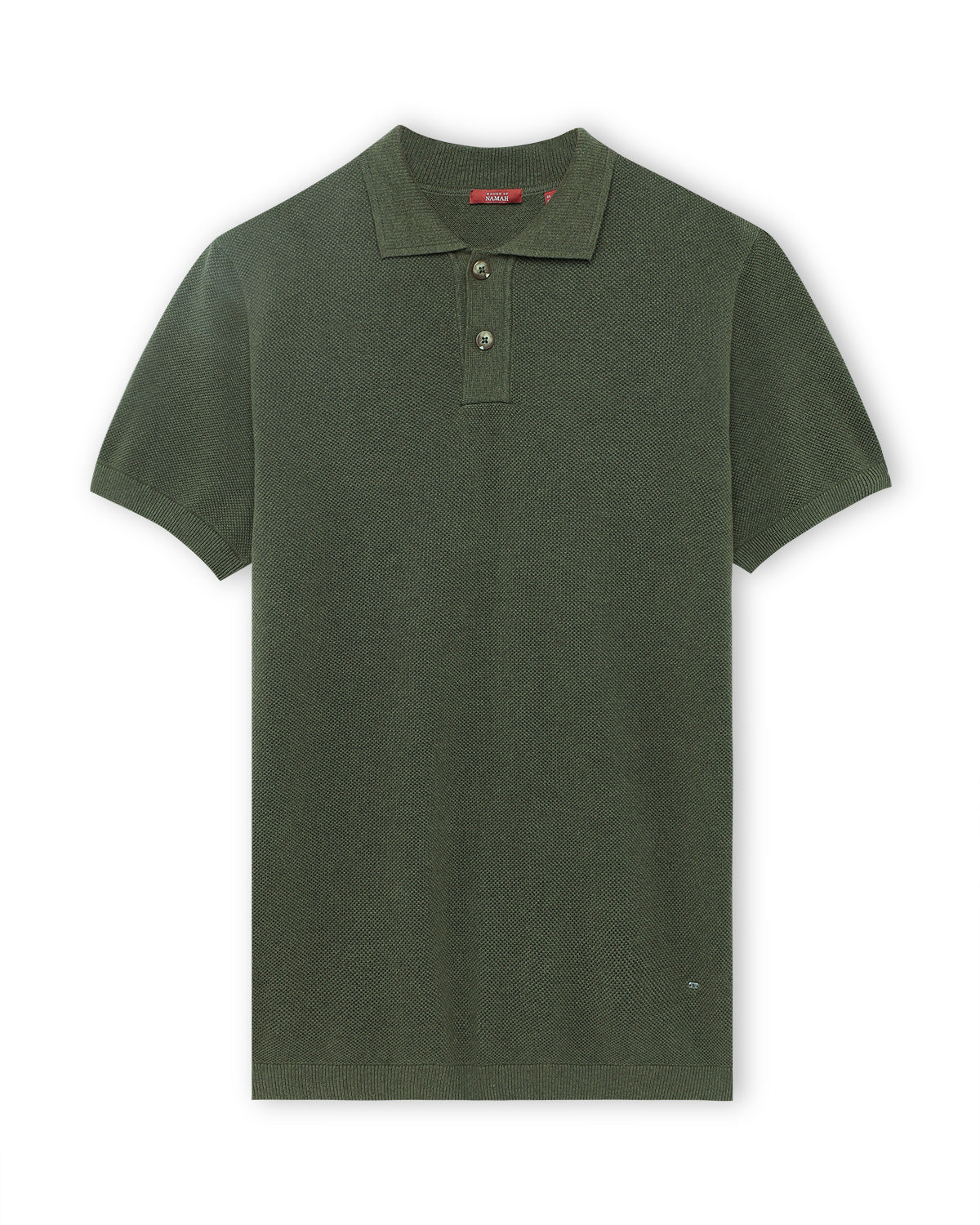 Khaki Mill Wide Placket B-Polo