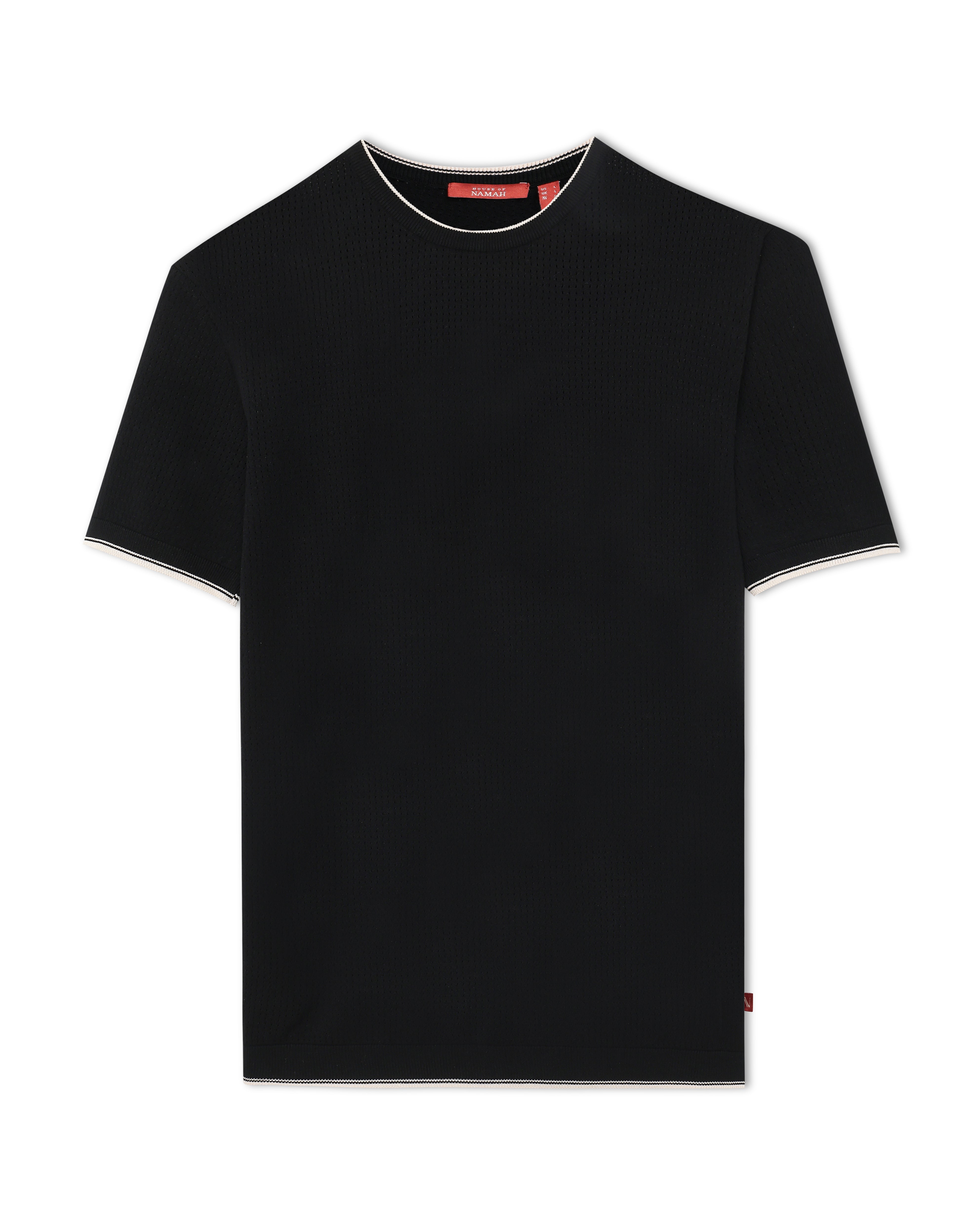 Ink Black - Natural AIRLOOP T-Shirt