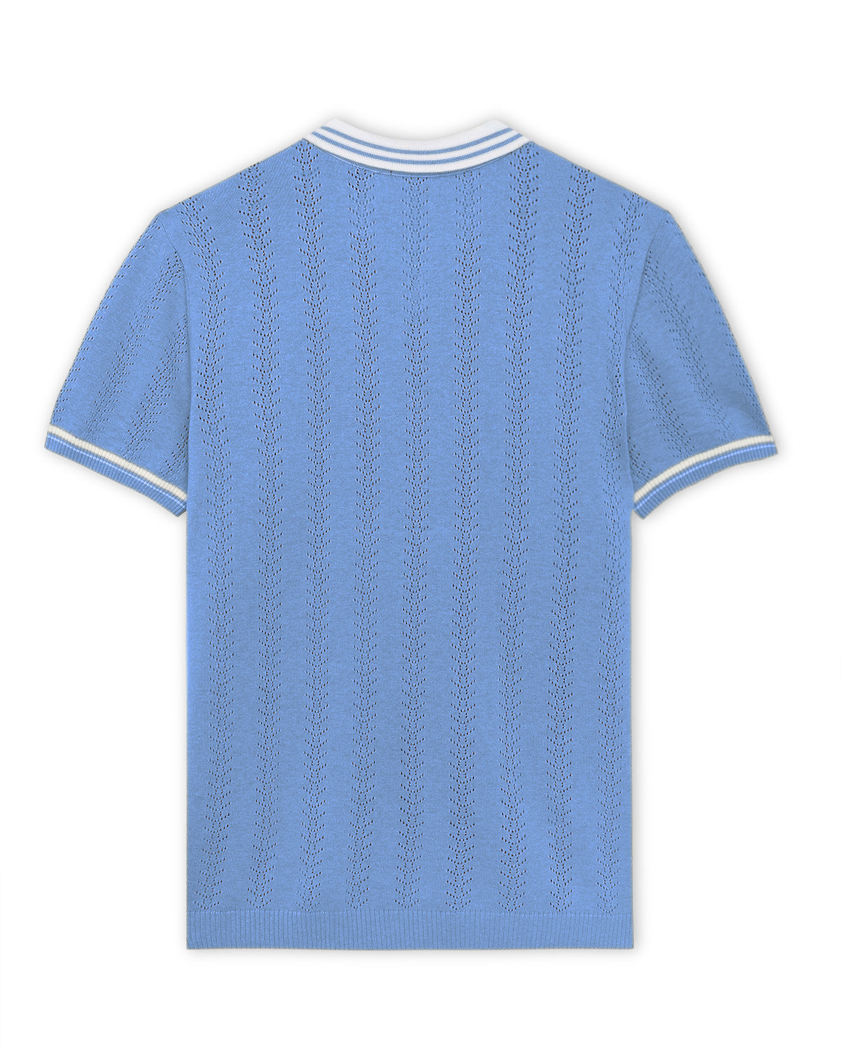 Sky Blue Mill Varsity V-Polo