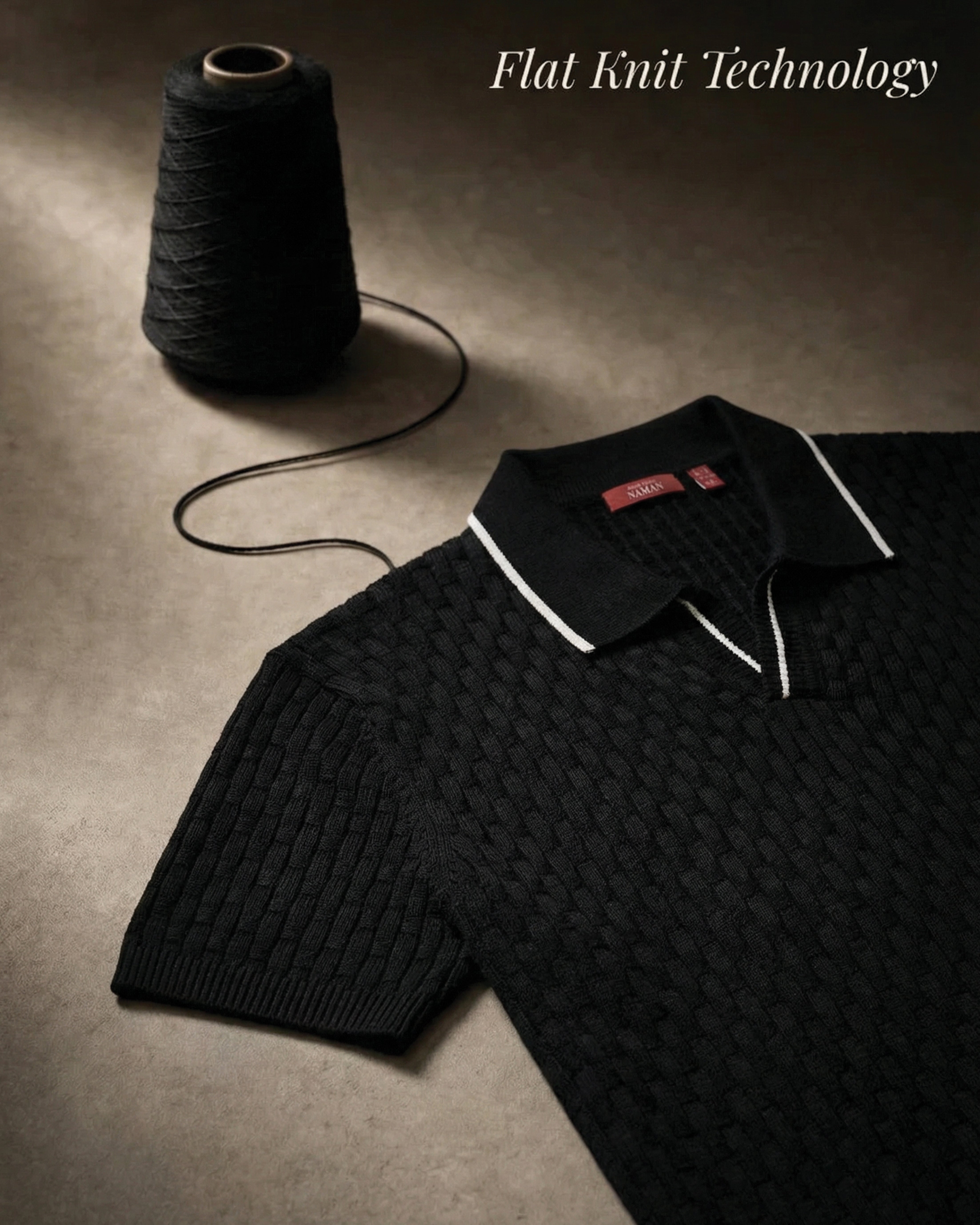 Soft White Piping Basket V-Polo