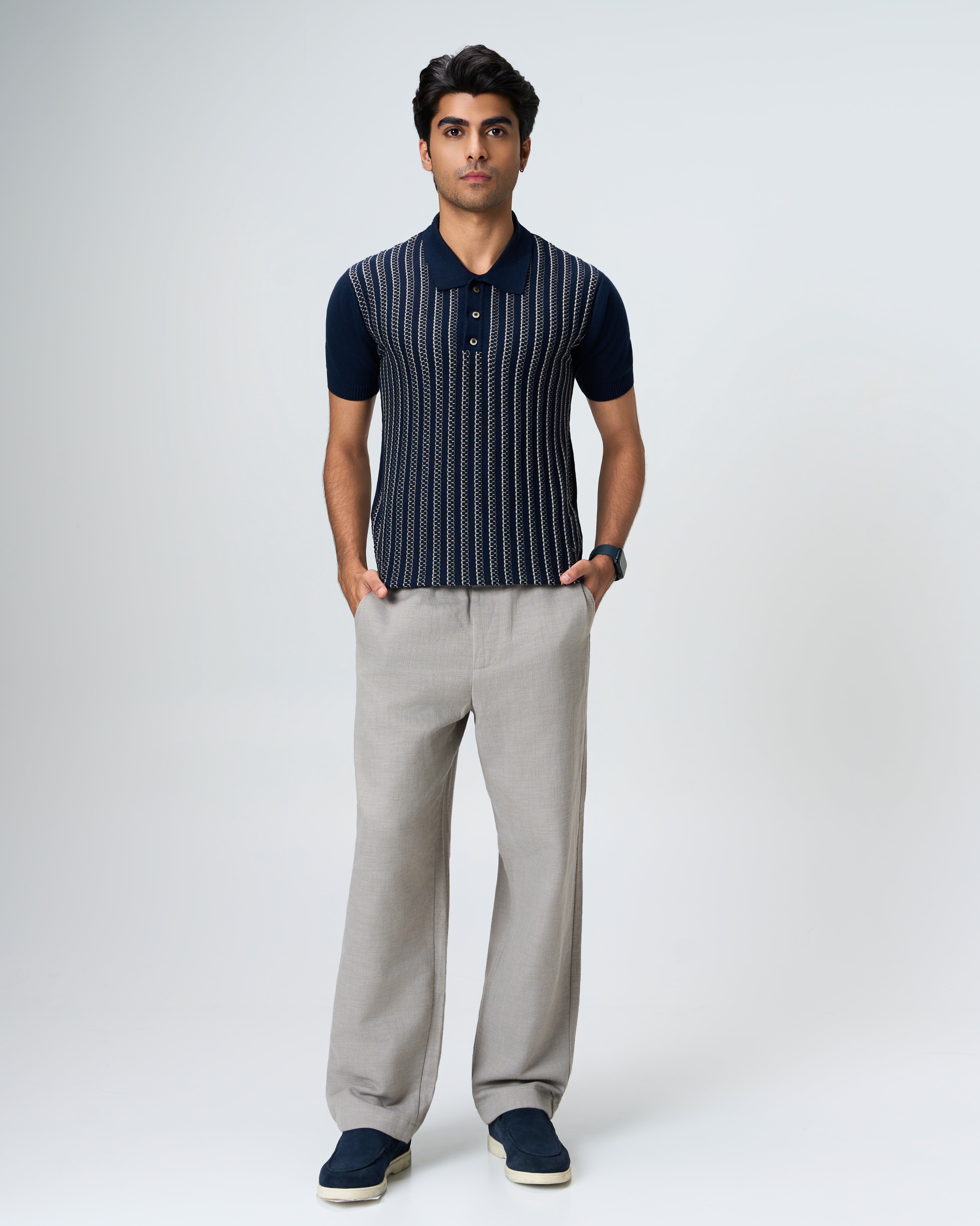 Midnight Blue Luxe DNA B-Polo - 100% Cotton - II