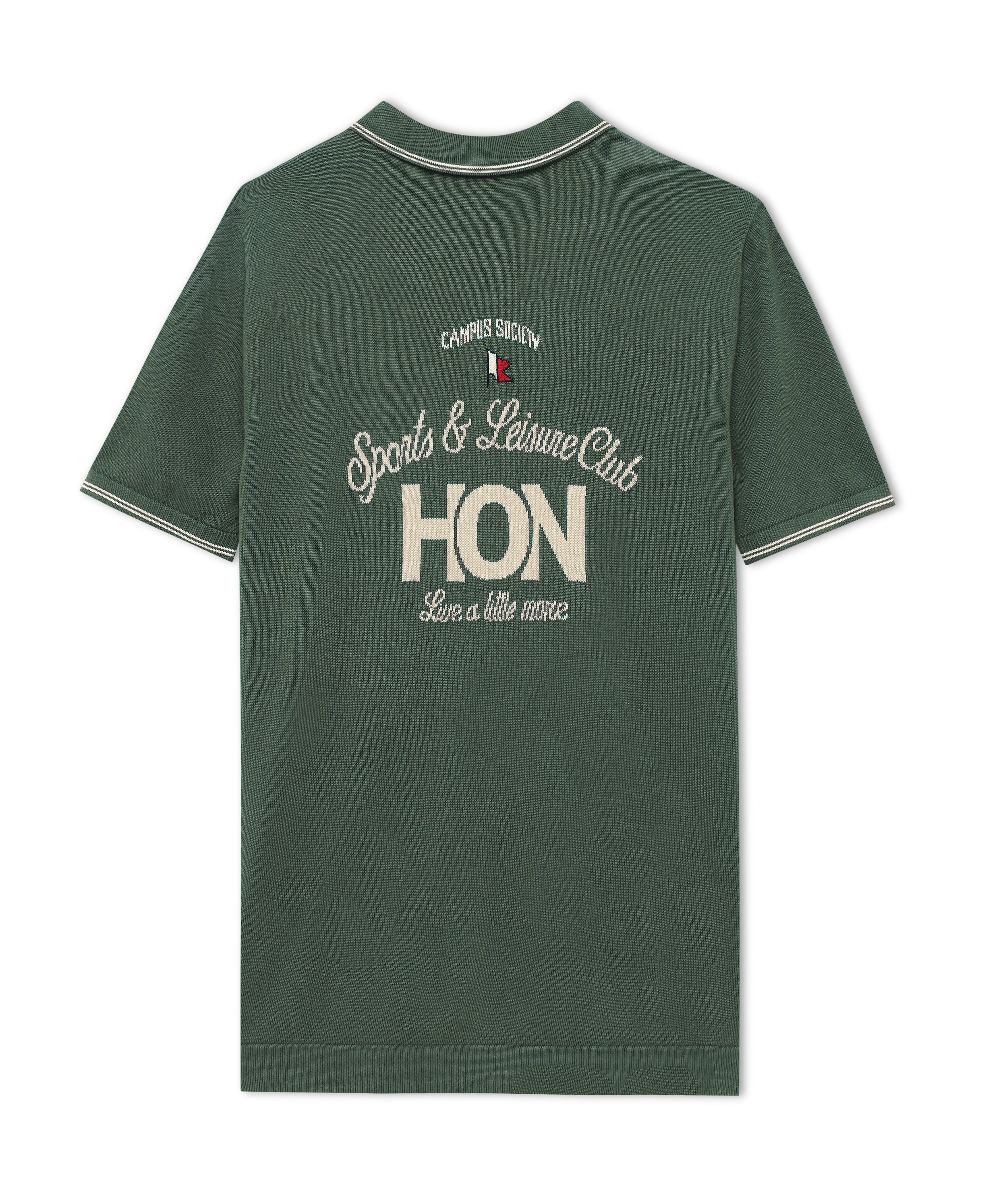 Khaki Green HON "Campus Society" B-Polo