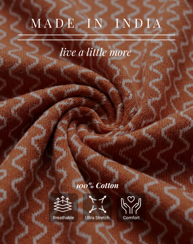 Burnt Sienna Waveline Z-Polo